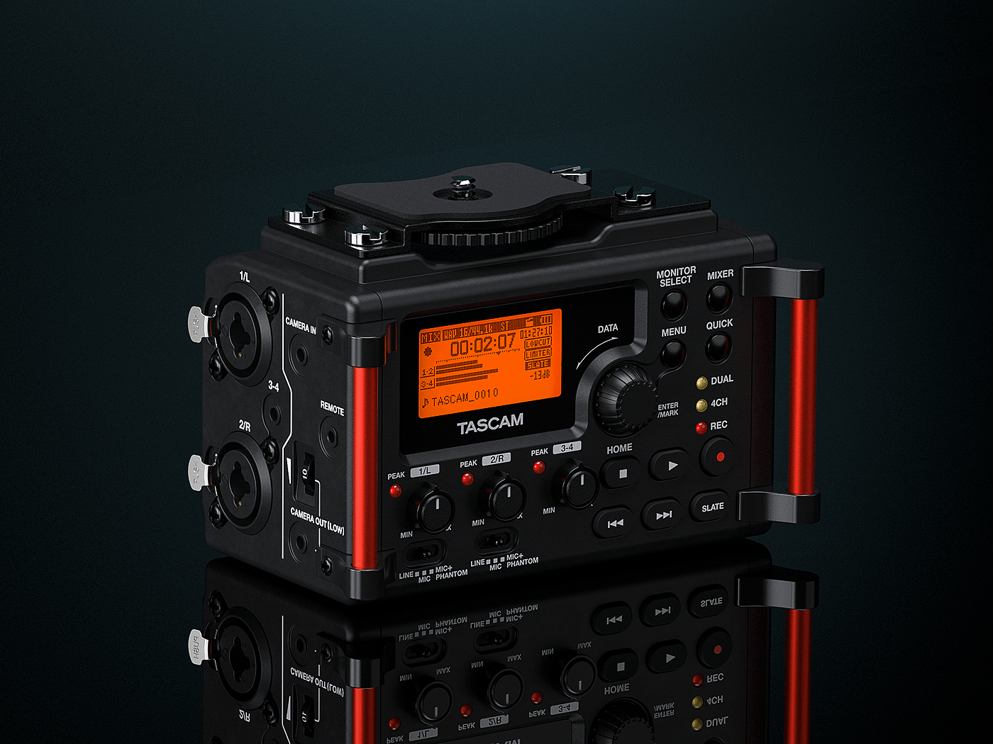 Tascam DR-60D MK II，摄影设备，黑色，