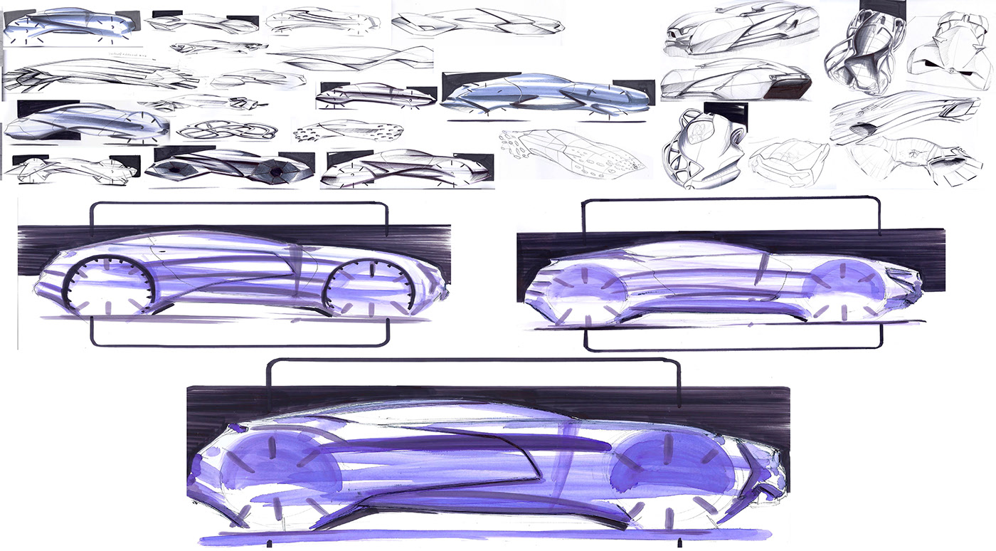 Hand drawn，automobile，mouse，Helmet，industrial design，shoes，