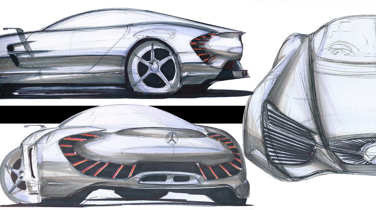 Hand drawn，automobile，mouse，Helmet，industrial design，shoes，