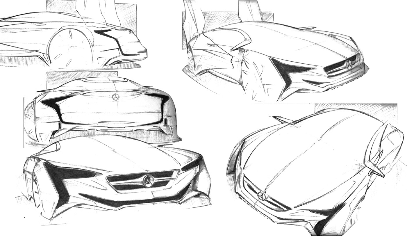 Hand drawn，automobile，mouse，Helmet，industrial design，shoes，