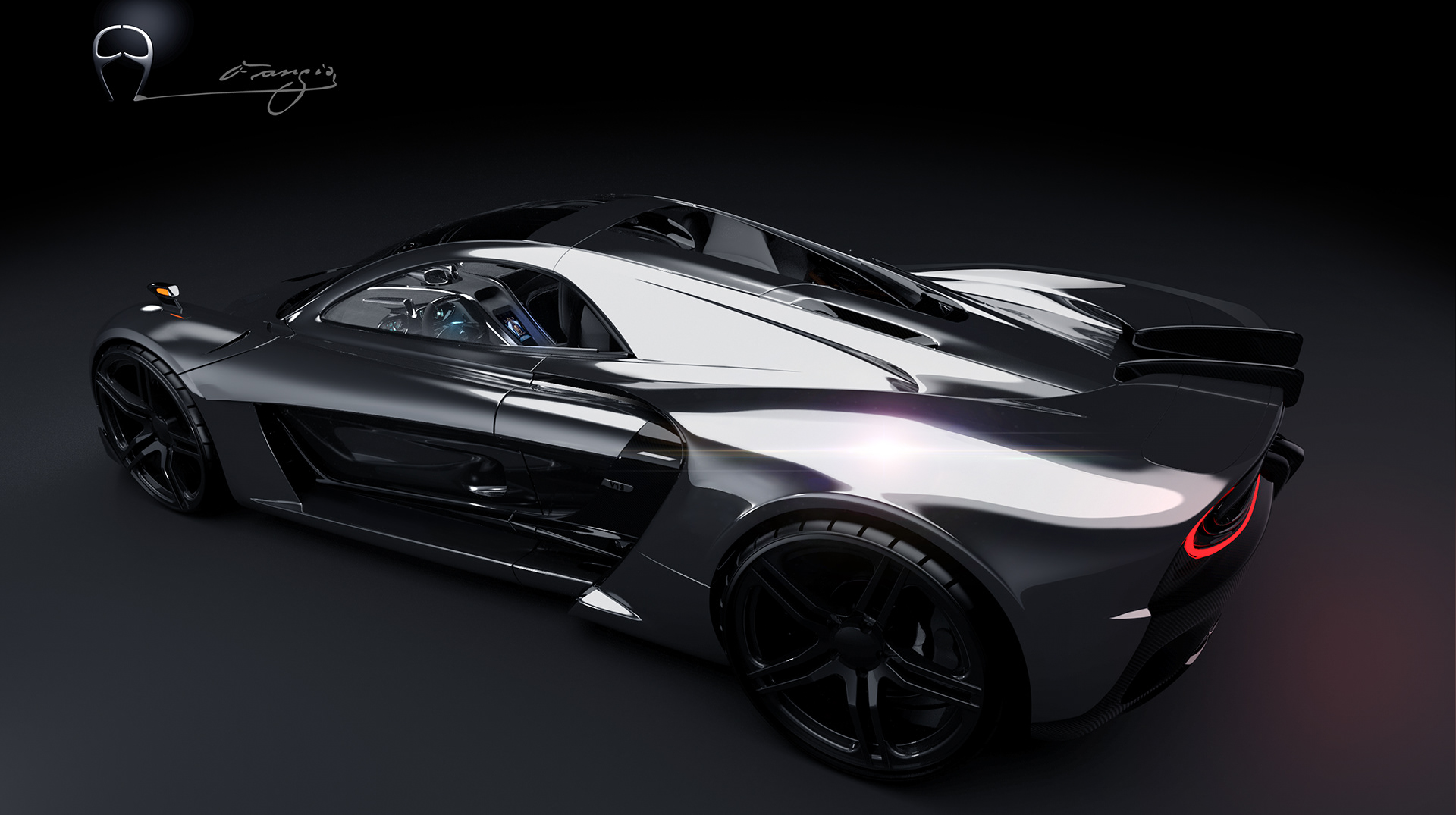 PROJECT FANGIO，automobile，racing，industrial design，graphical，