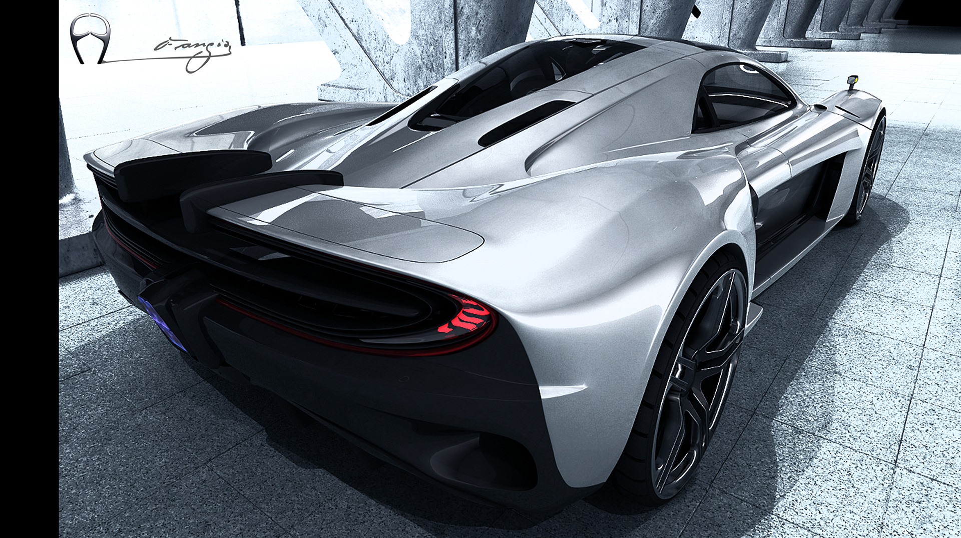 PROJECT FANGIO，automobile，racing，industrial design，graphical，