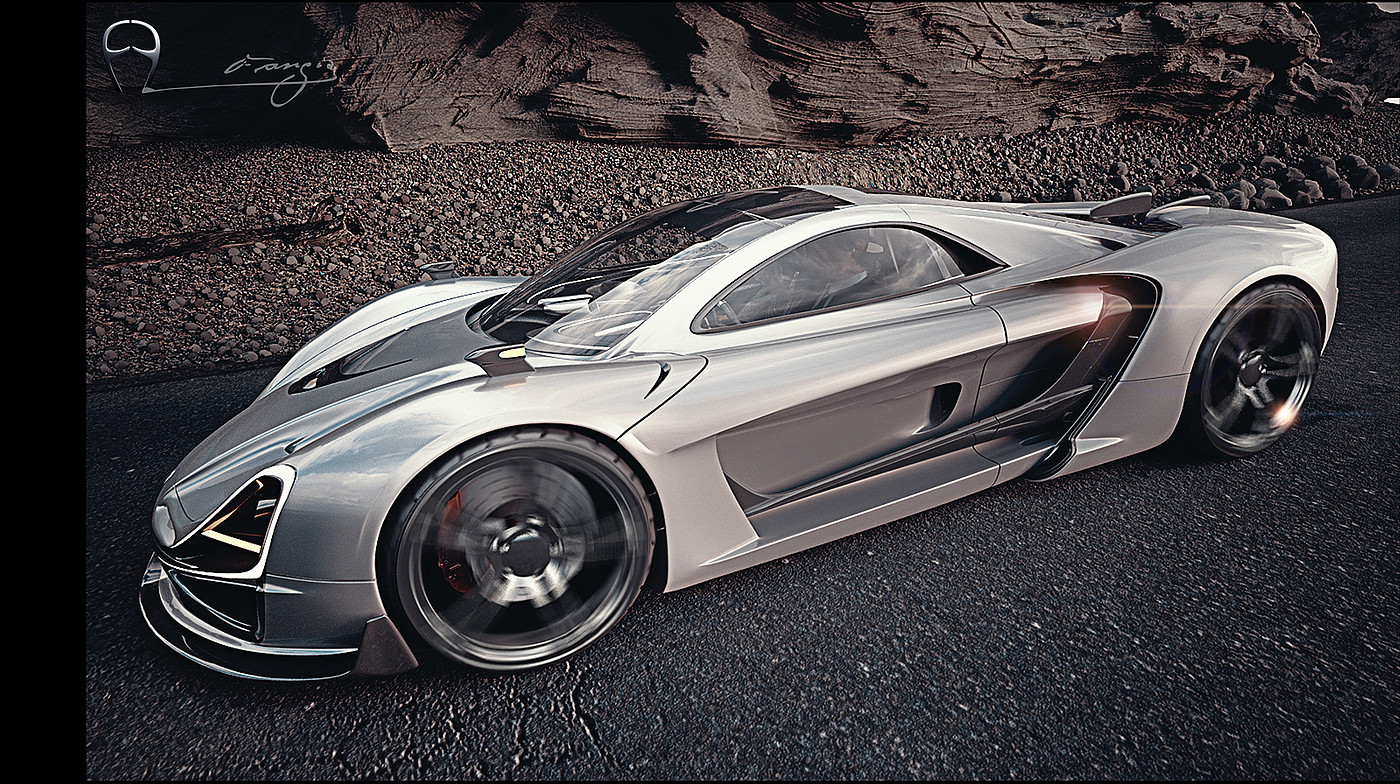 PROJECT FANGIO，automobile，racing，industrial design，graphical，