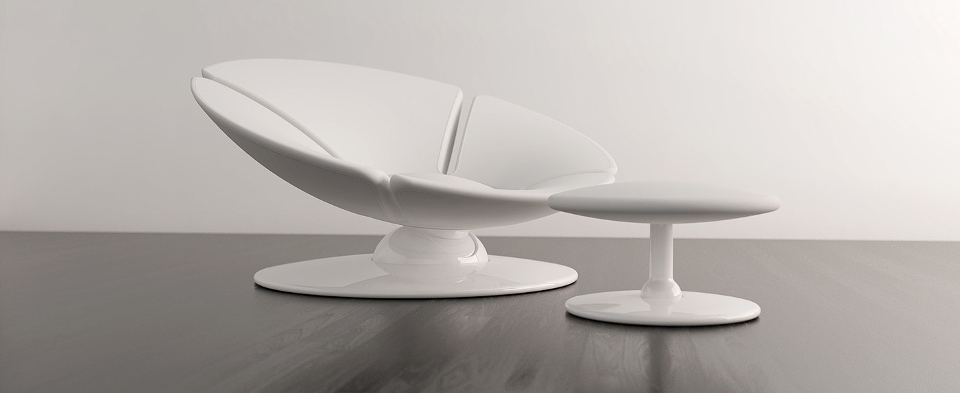 O chair，O椅子，2012 O家具设计，白色，