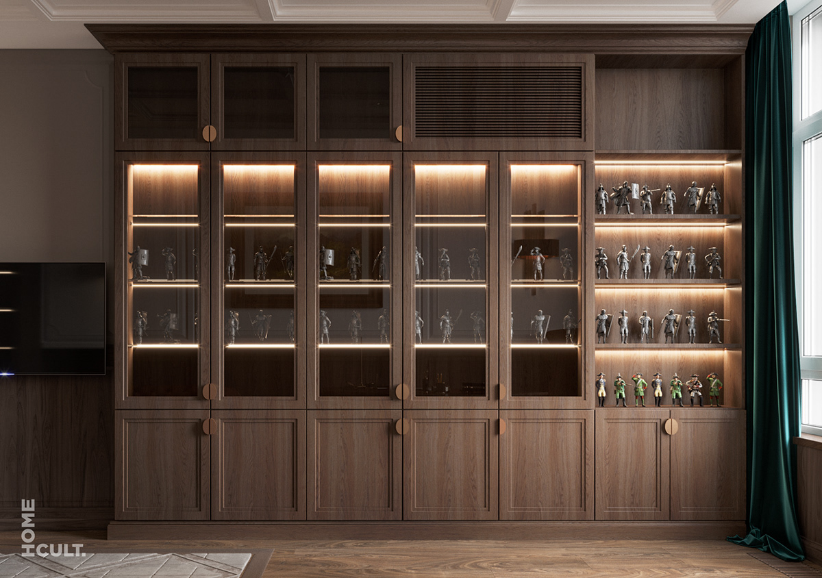 cupboard，a living room，modern，apartment，SENSE Apartment，