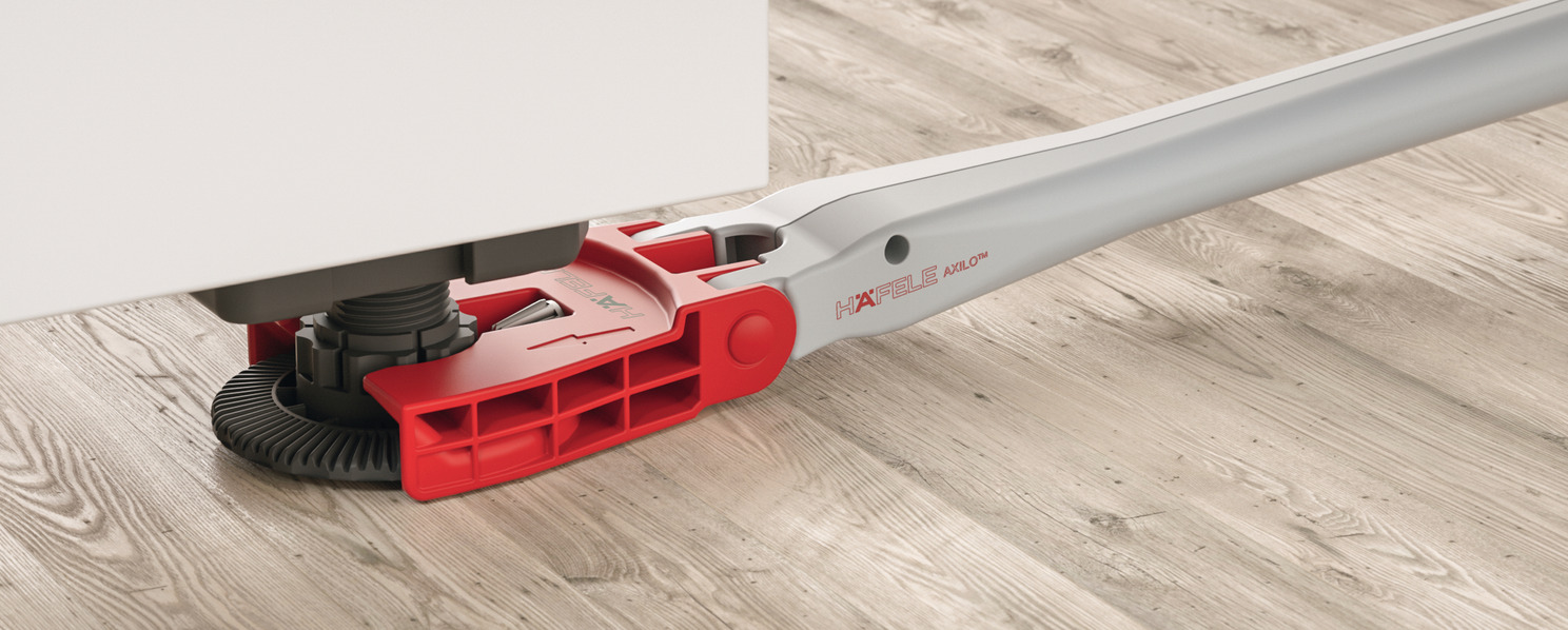 reddot，Cabinet adjusting foot system，AXILO ®，2019 red dot product design award，