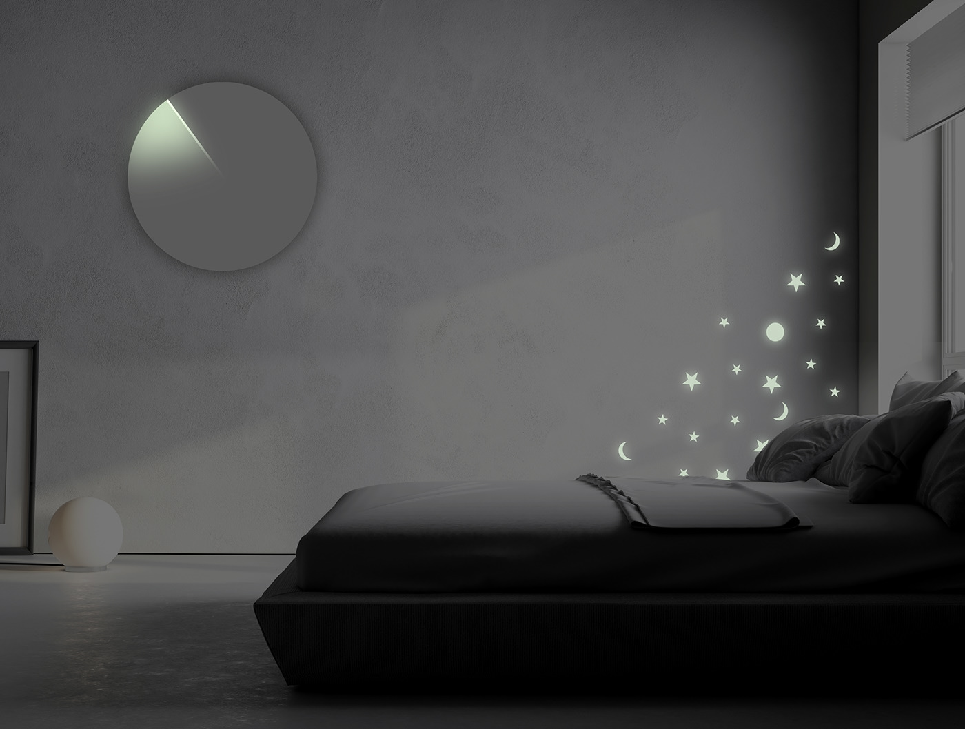 lamps and lanterns，phosphorescence，Time concept，