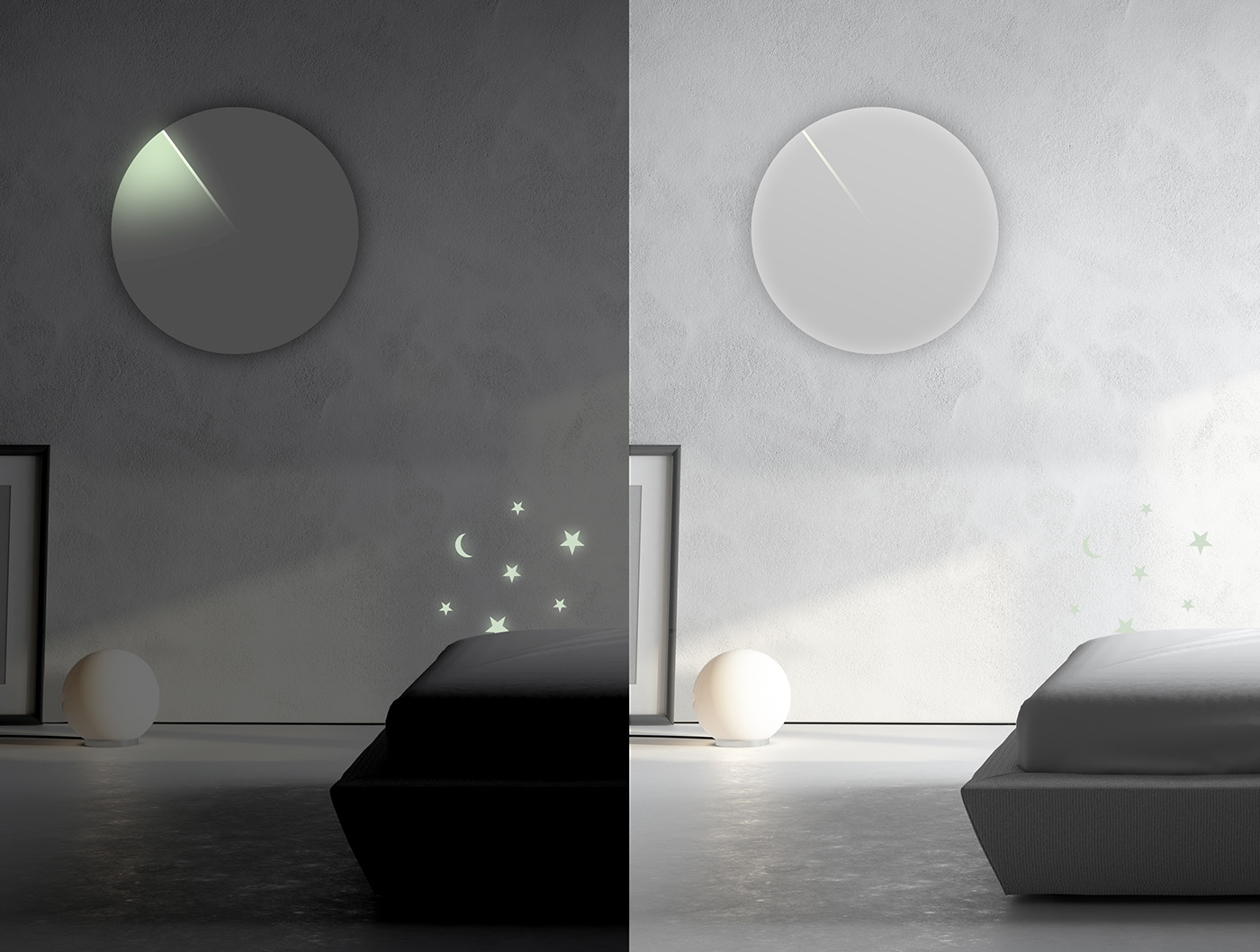 lamps and lanterns，phosphorescence，Time concept，