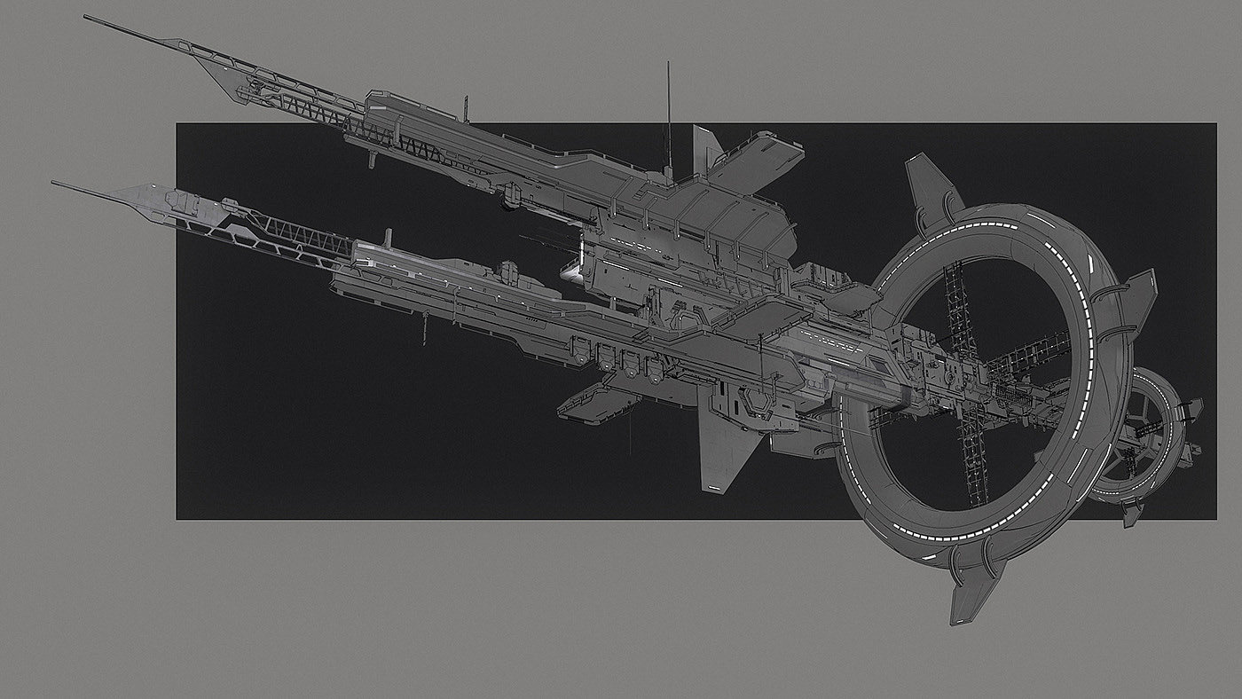 Automobile design，conceptual design，Digital art，warship，