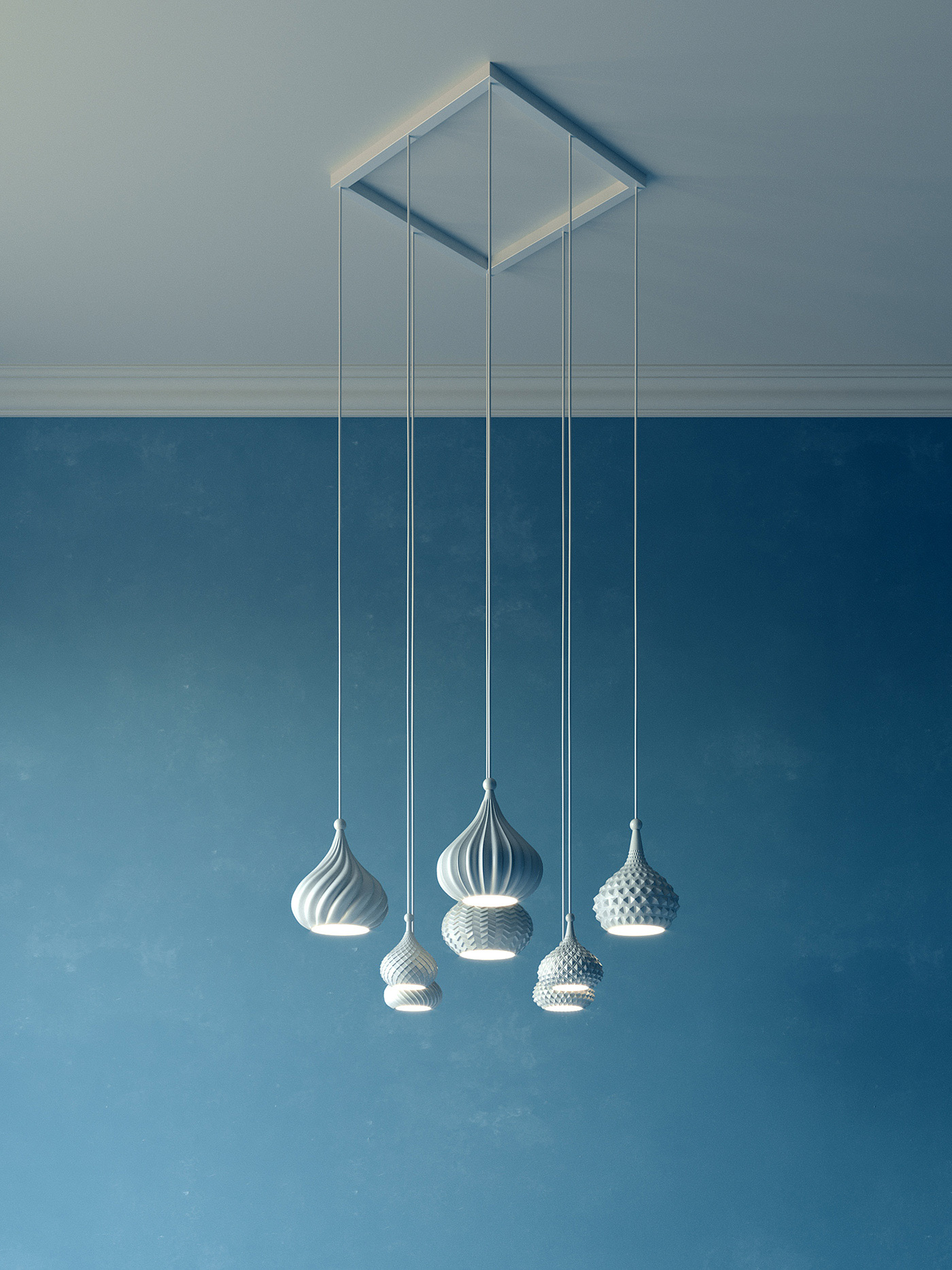 lamp，light，a chandelier，cgi，