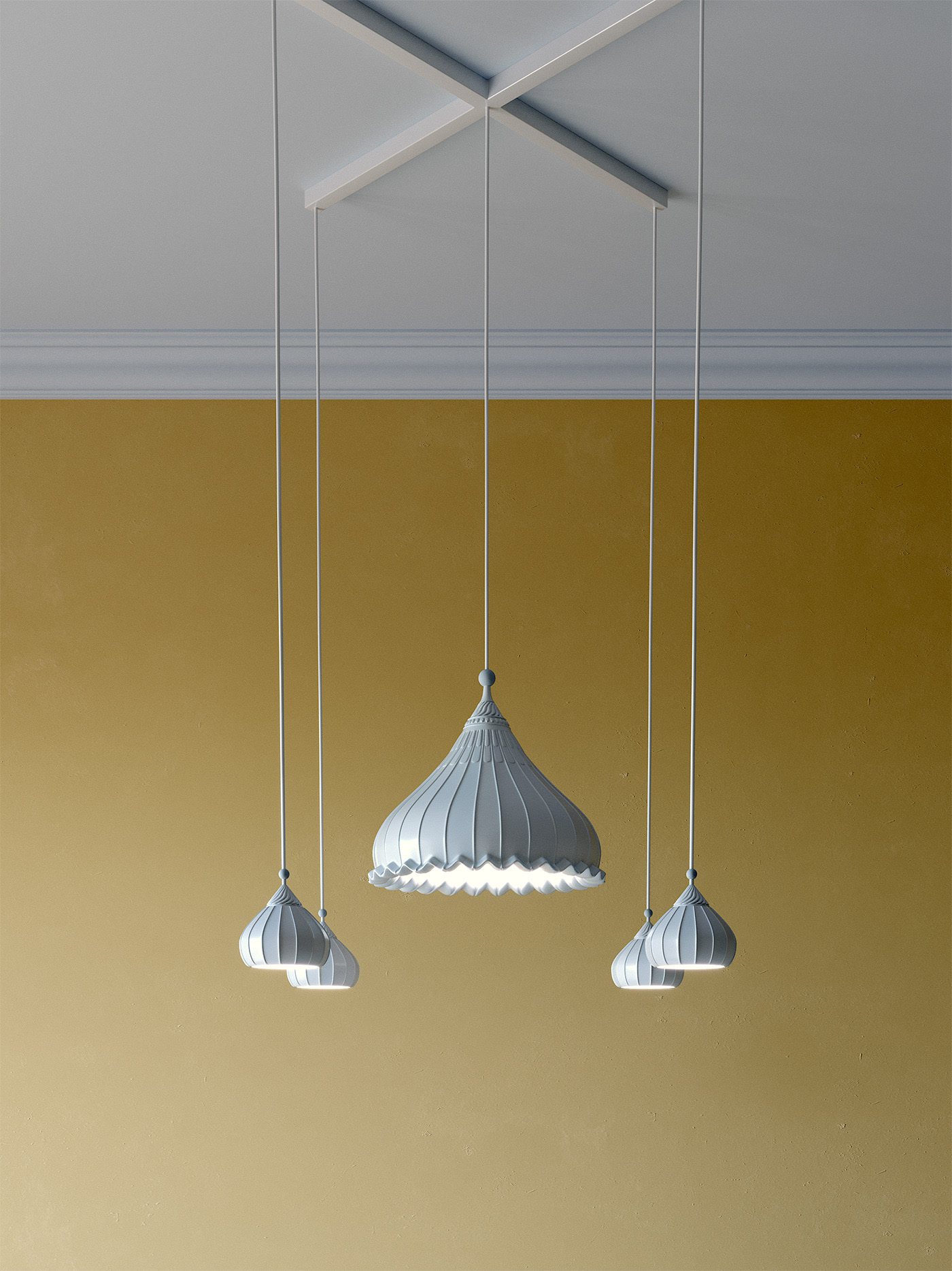 lamp，light，a chandelier，cgi，