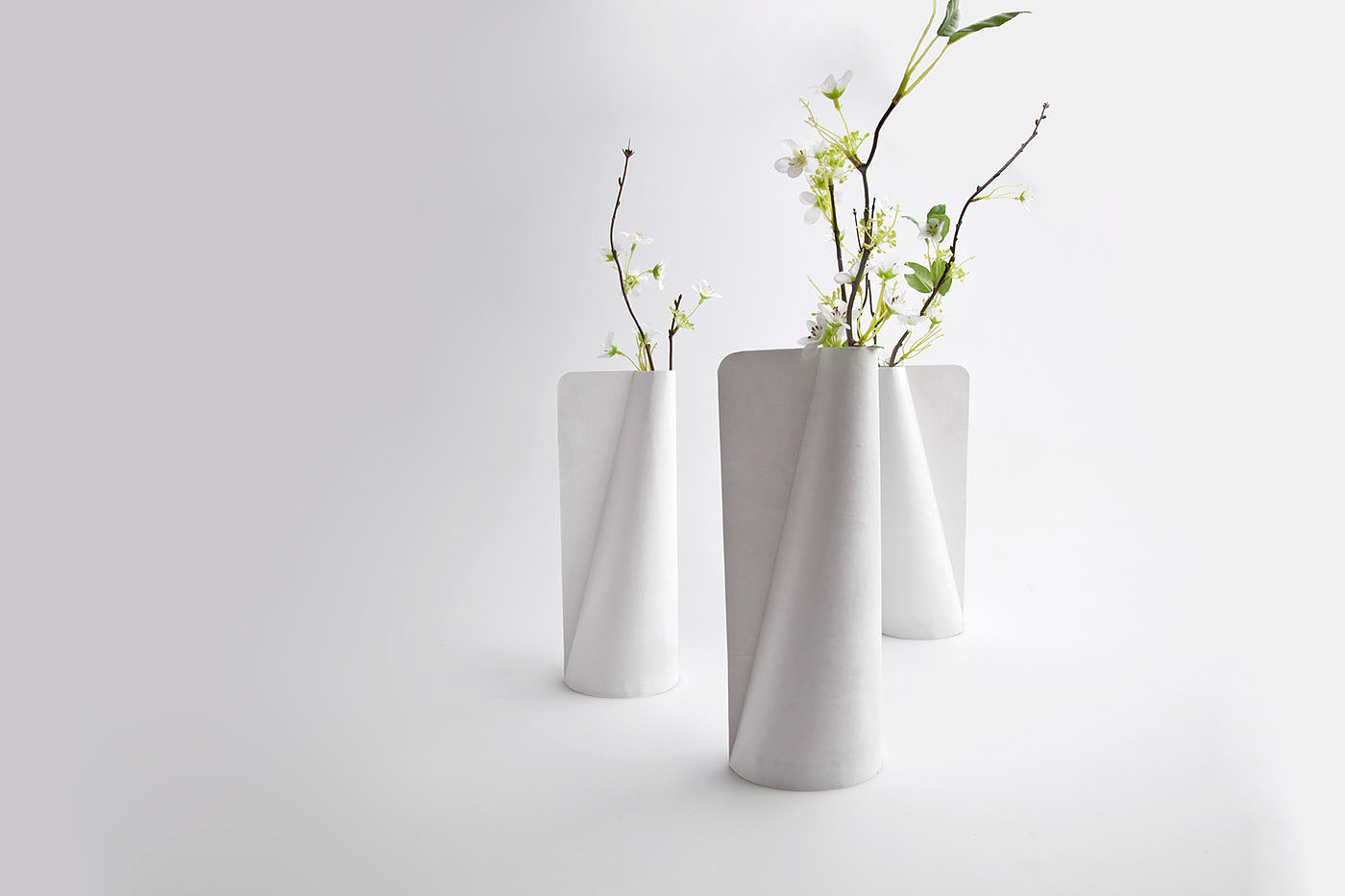 Simplicity，white，vase，