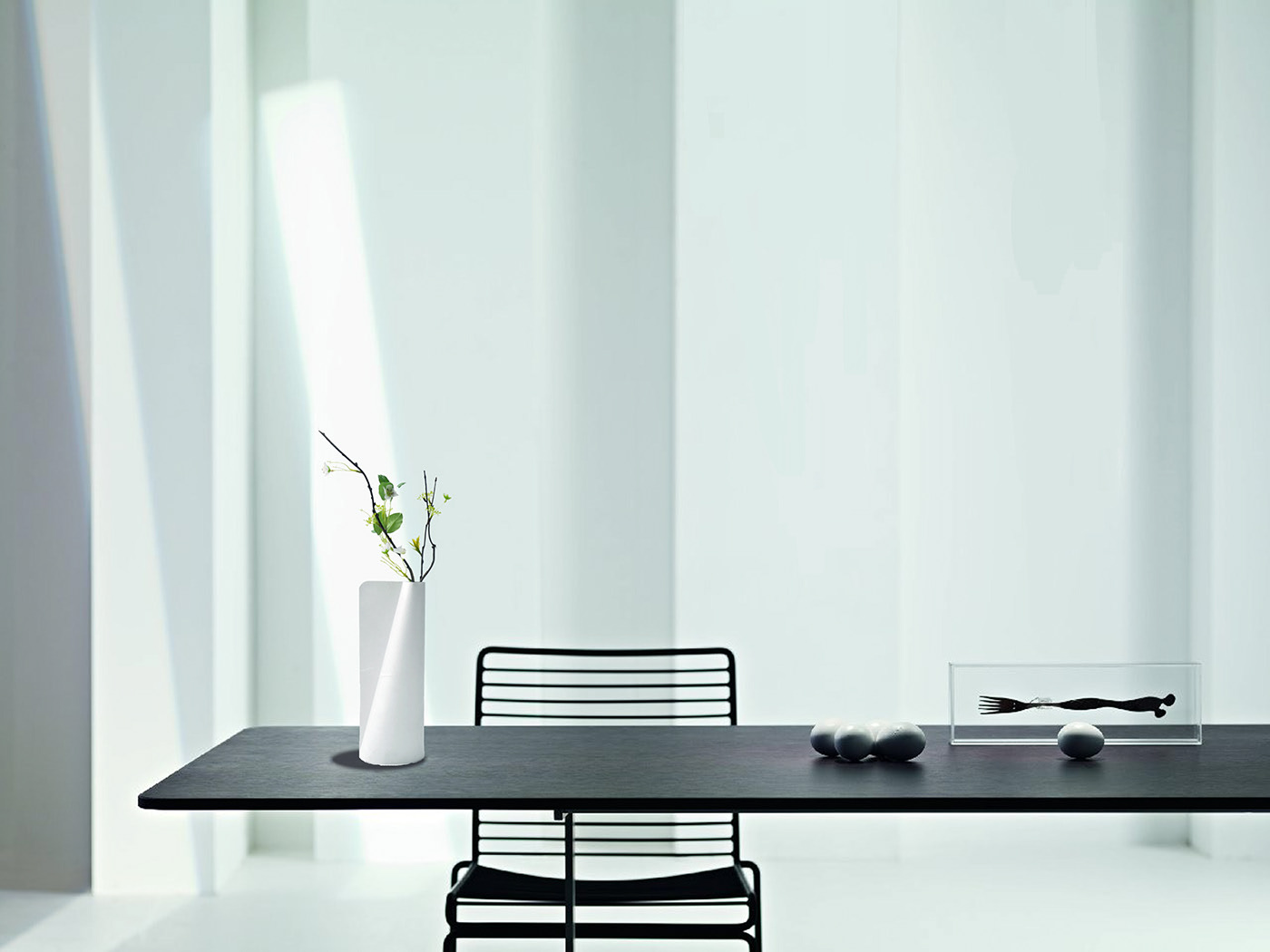 Simplicity，white，vase，