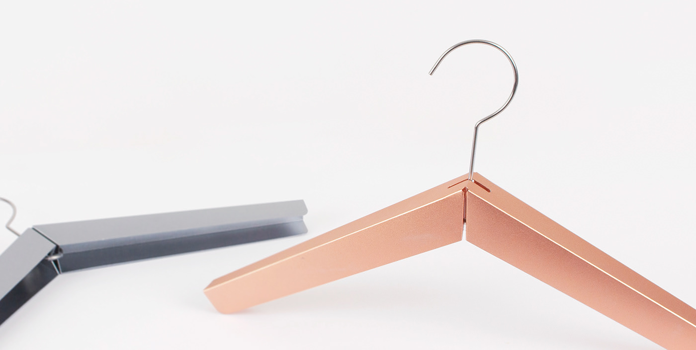 Household products，Minimalist，fold，Metal，coat hanger，