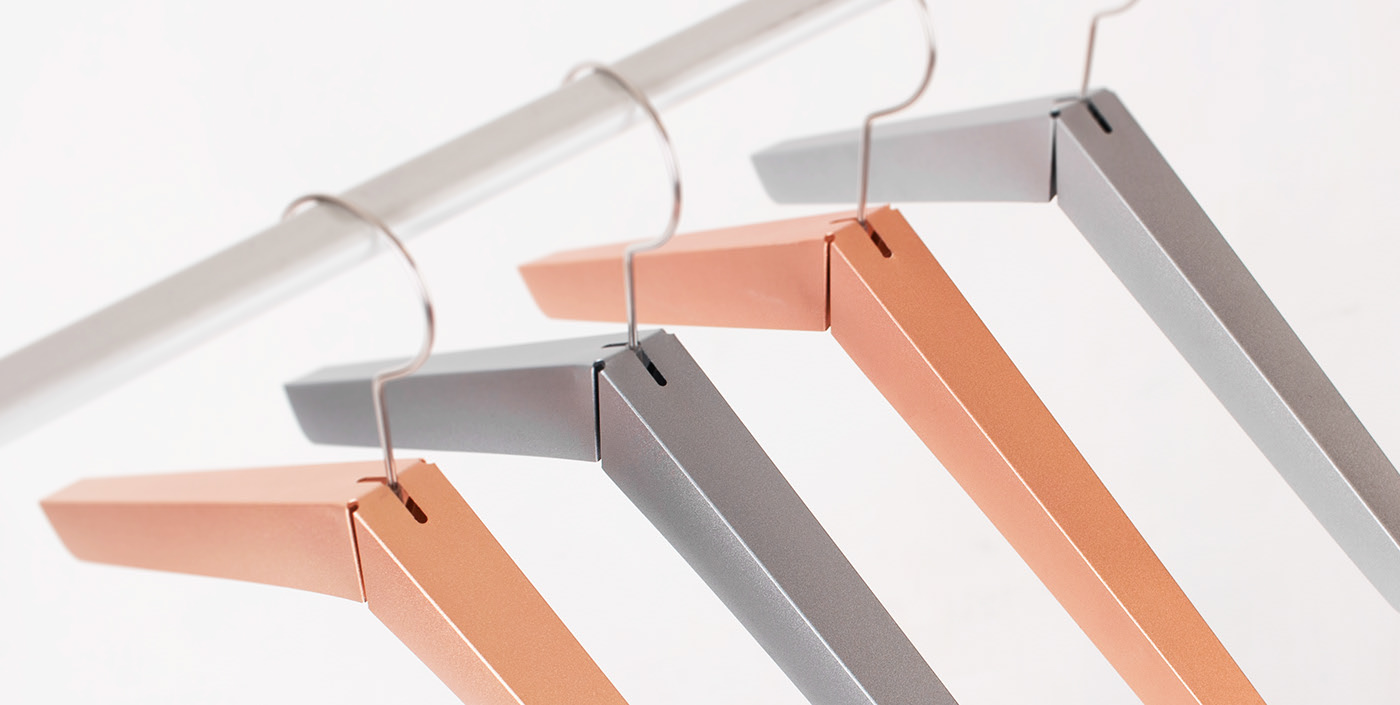 Household products，Minimalist，fold，Metal，coat hanger，