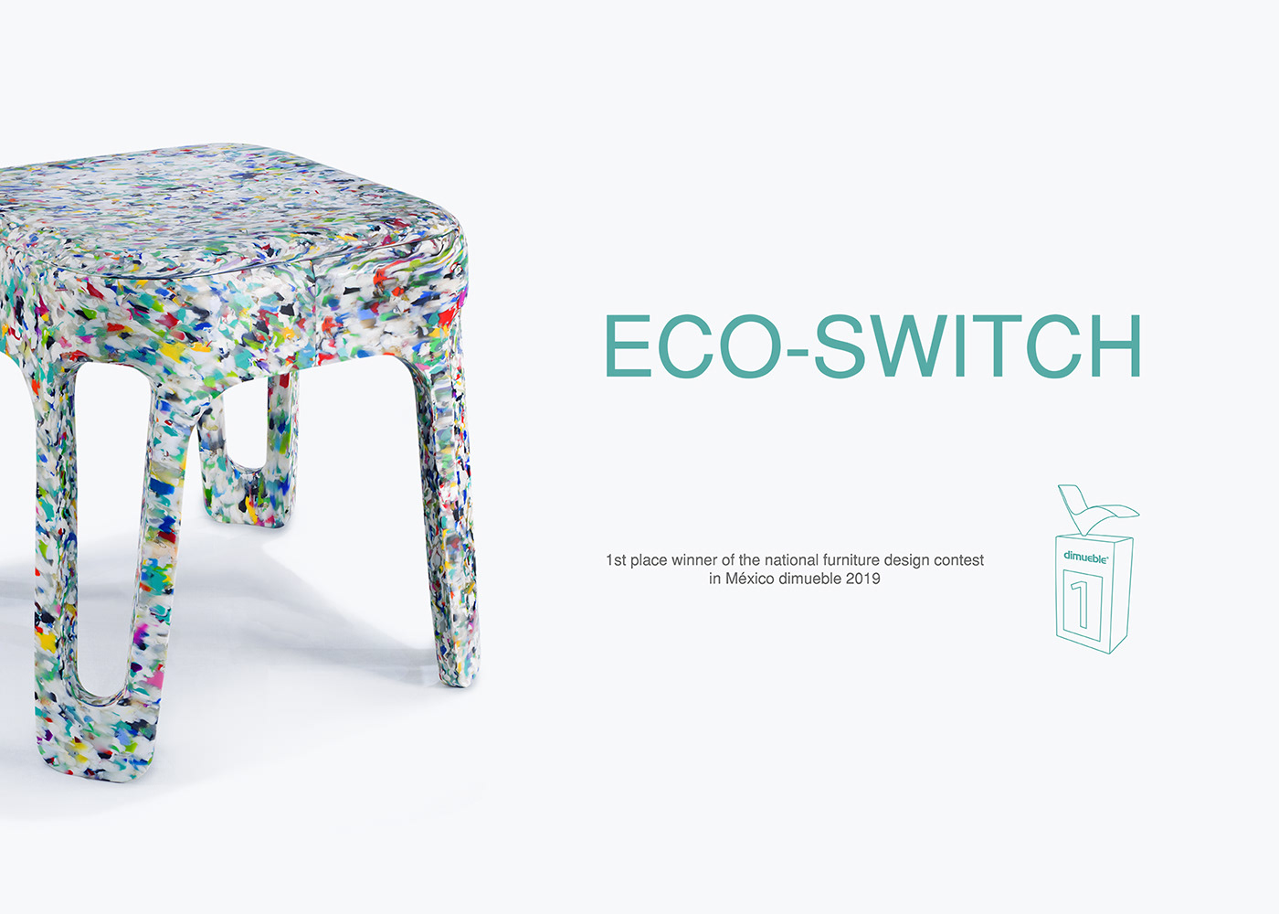 furniture design ，Recycled materials，stool，