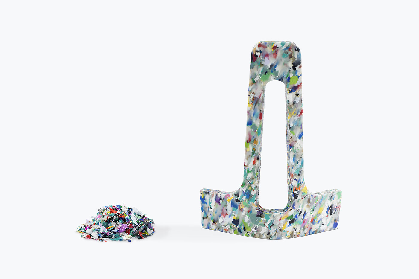 furniture design ，Recycled materials，stool，