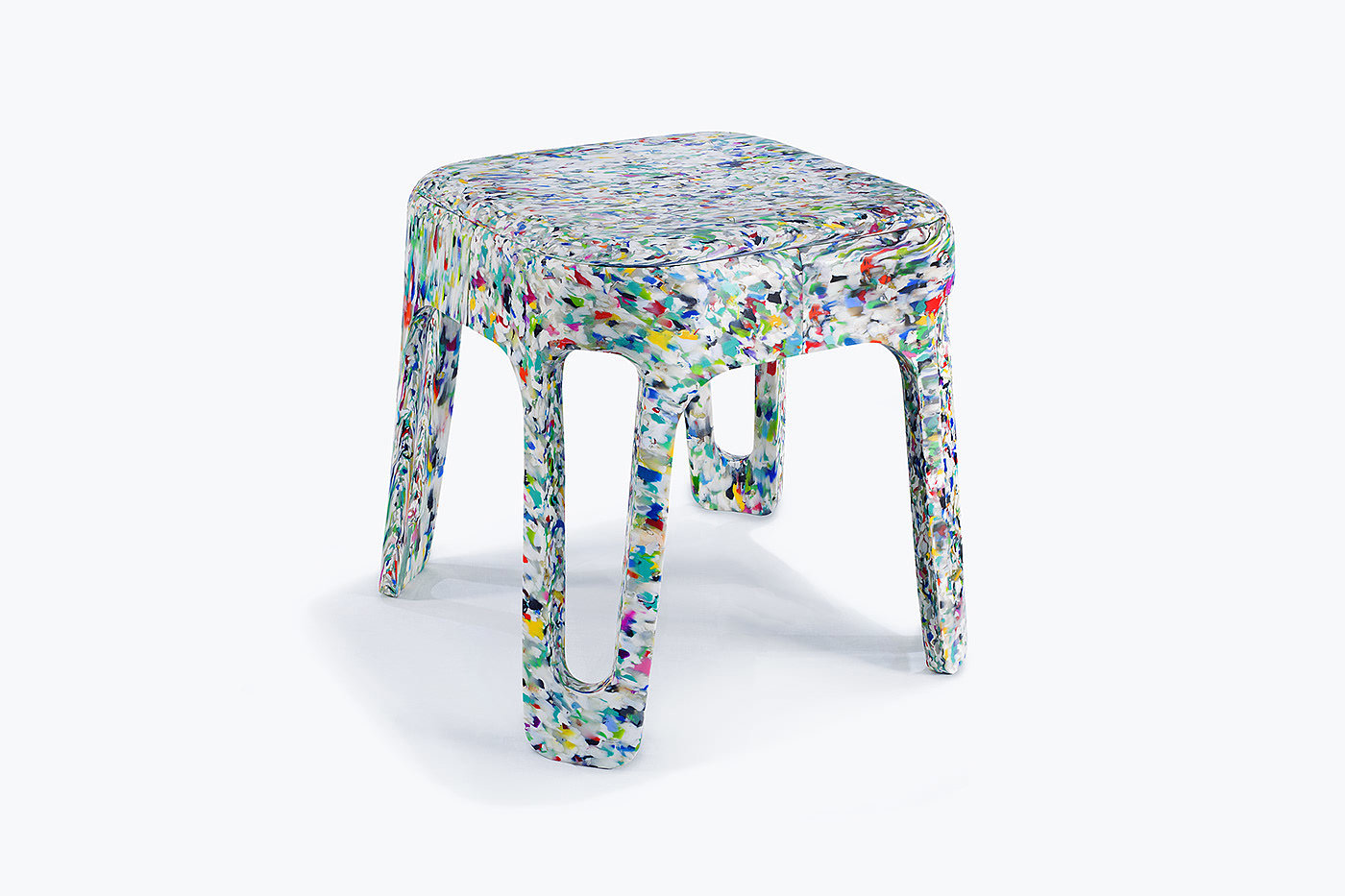 furniture design ，Recycled materials，stool，