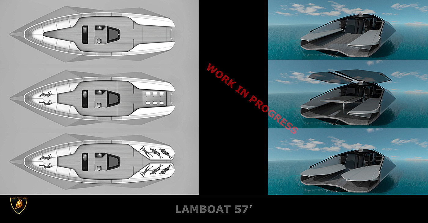 游艇，概念设计，LAMBOAT，