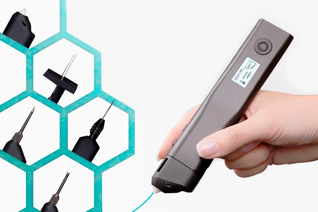 science and technology，black，3D printing pen，