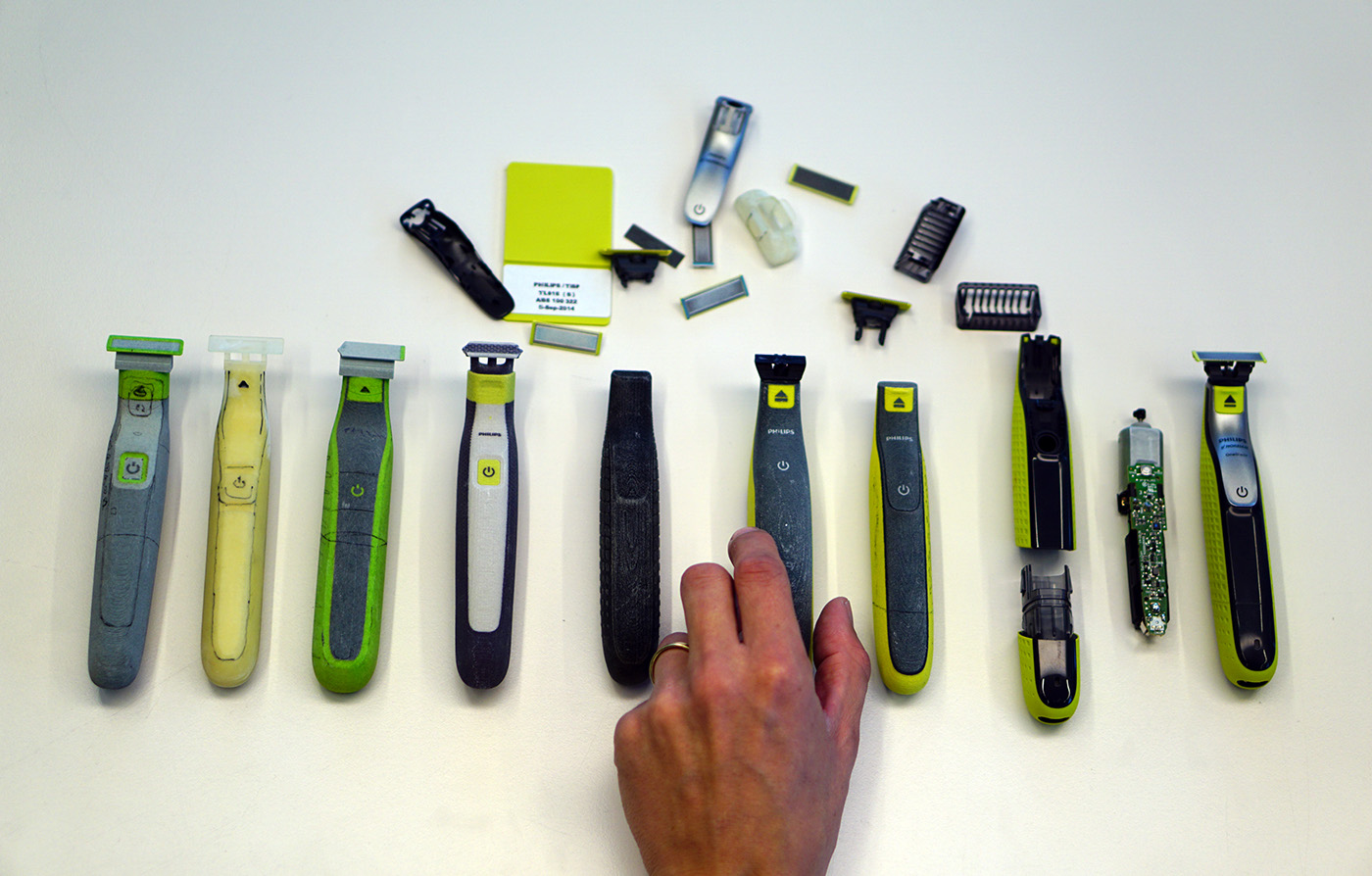 philips，razor，green，