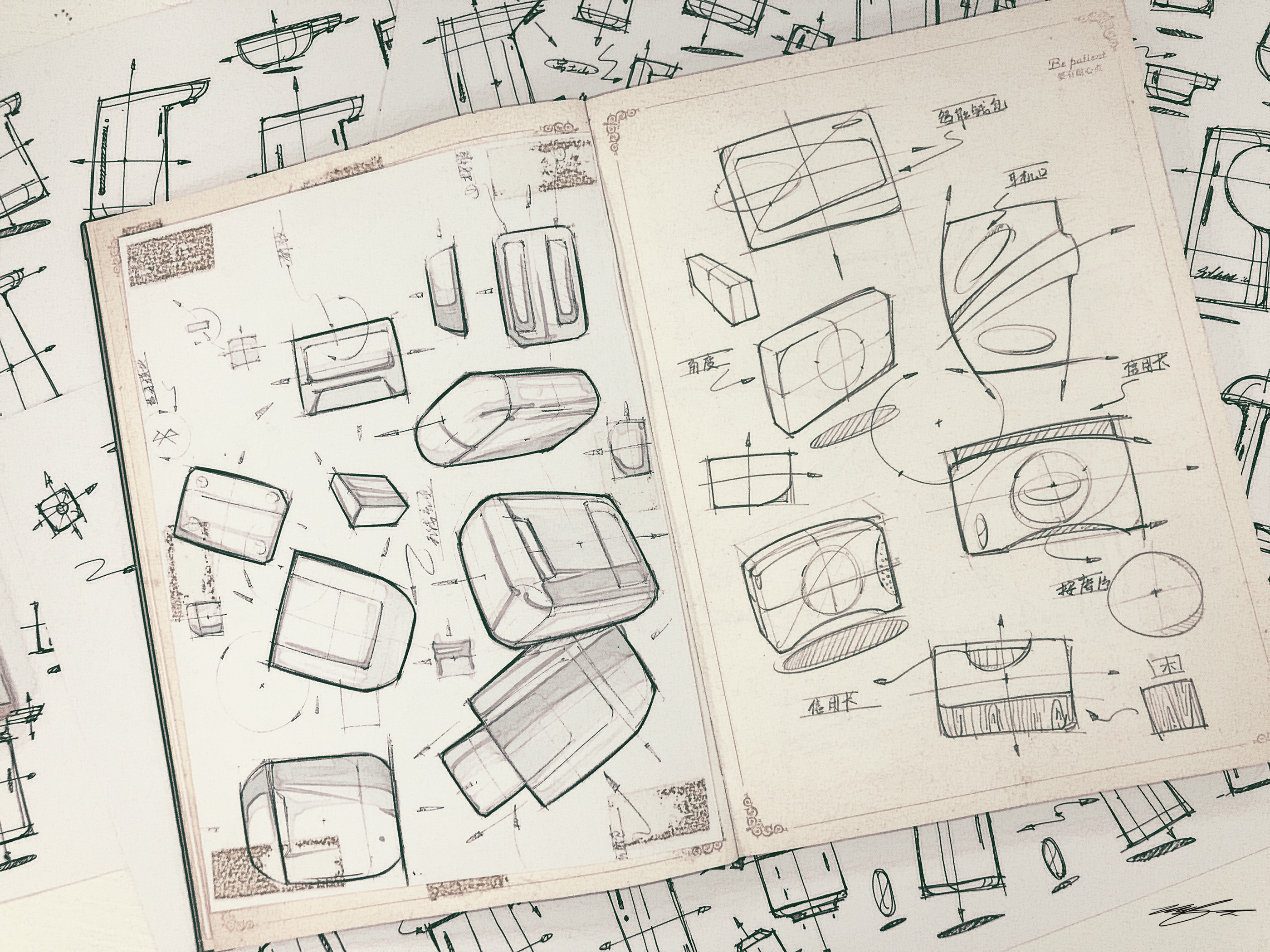 Hand drawn，sketch，Hand drawn book，