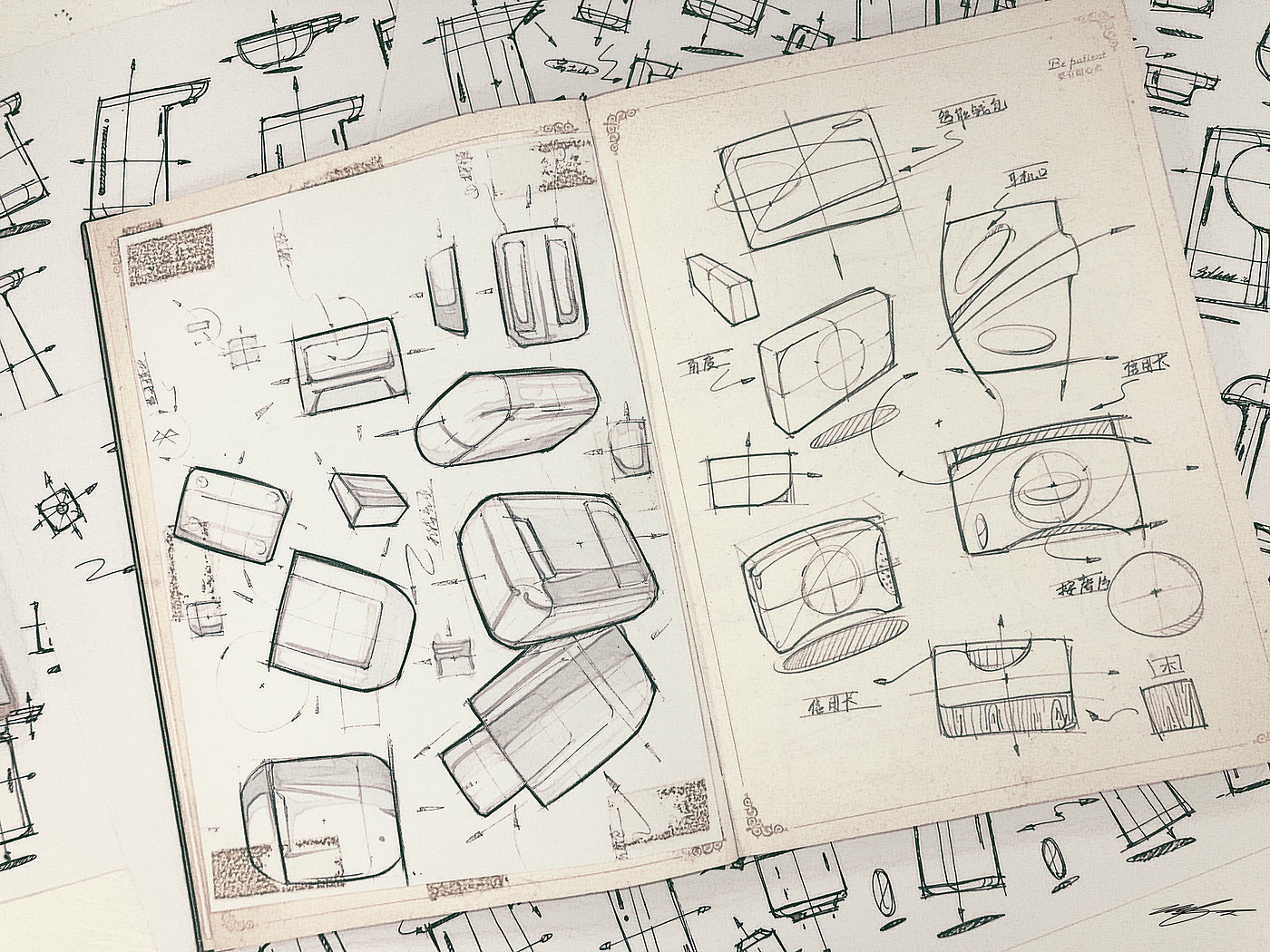 Hand drawn，sketch，Hand drawn book，
