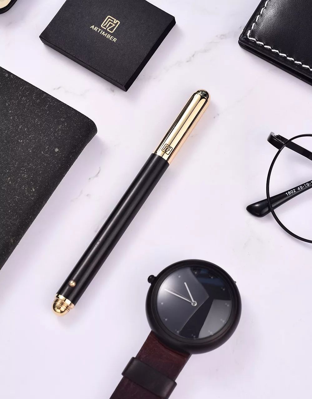 Craftsman，Cultural creation，original，Mahogany，Stationery，Signature pen，Colorful wood，