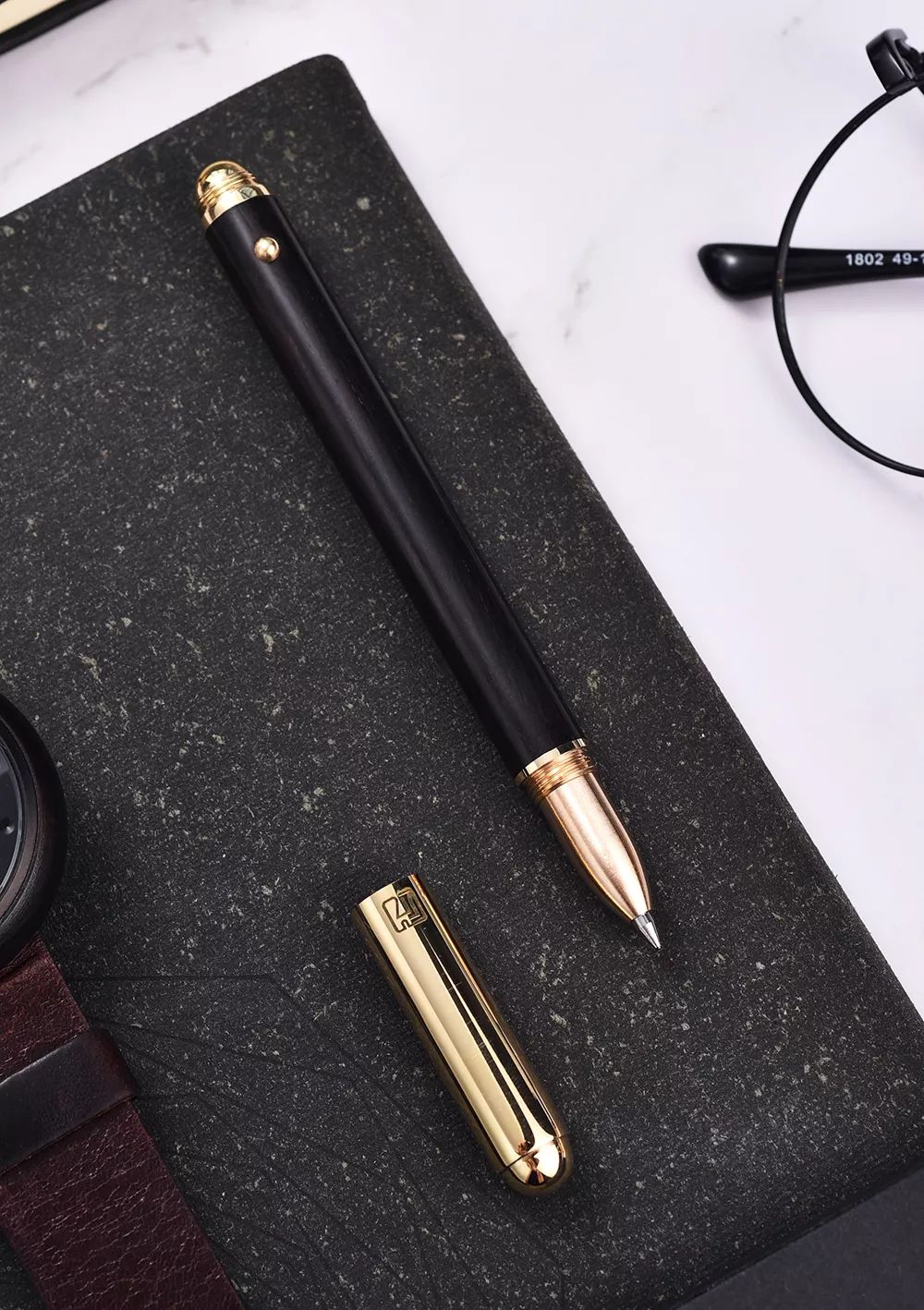 Craftsman，Cultural creation，original，Mahogany，Stationery，Signature pen，Colorful wood，