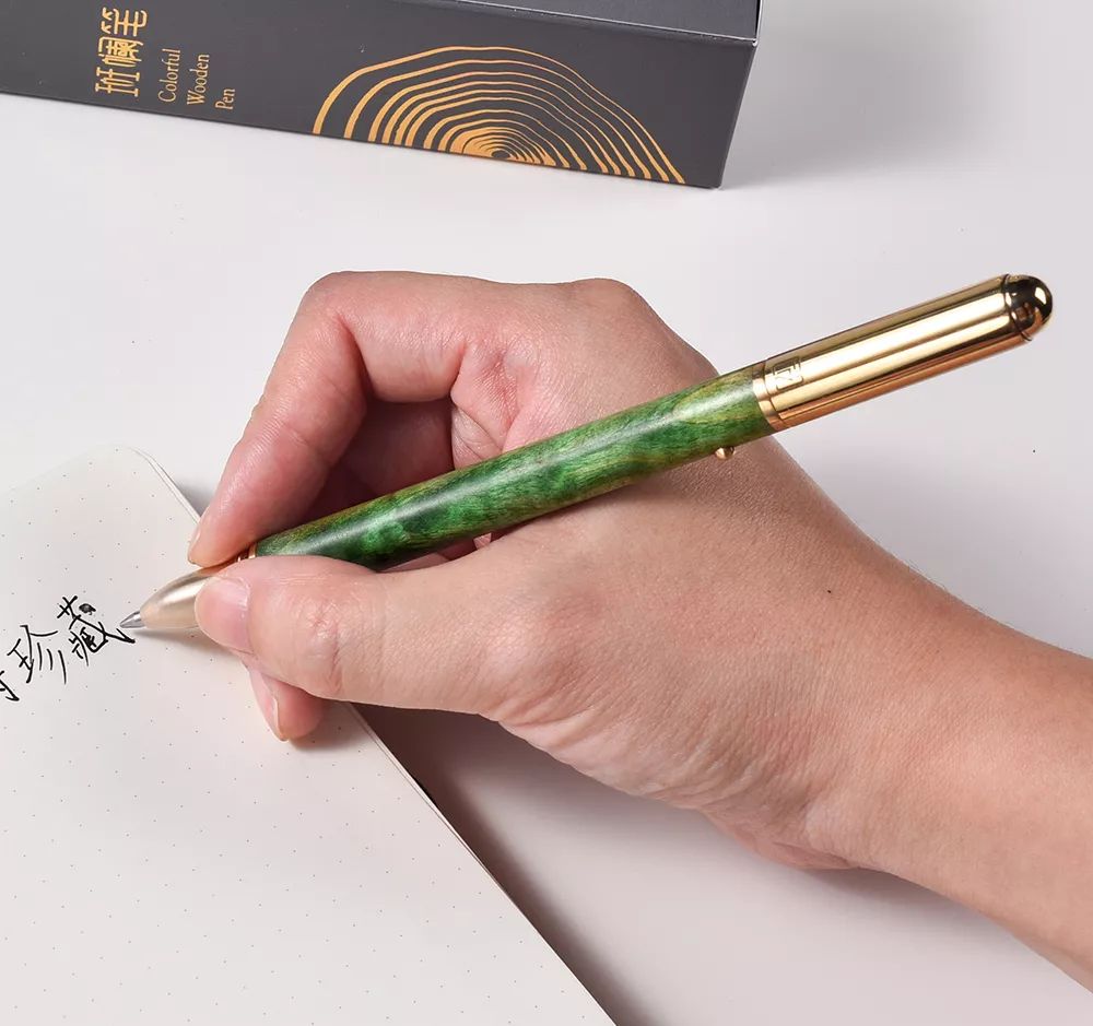 Craftsman，Cultural creation，original，Mahogany，Stationery，Signature pen，Colorful wood，