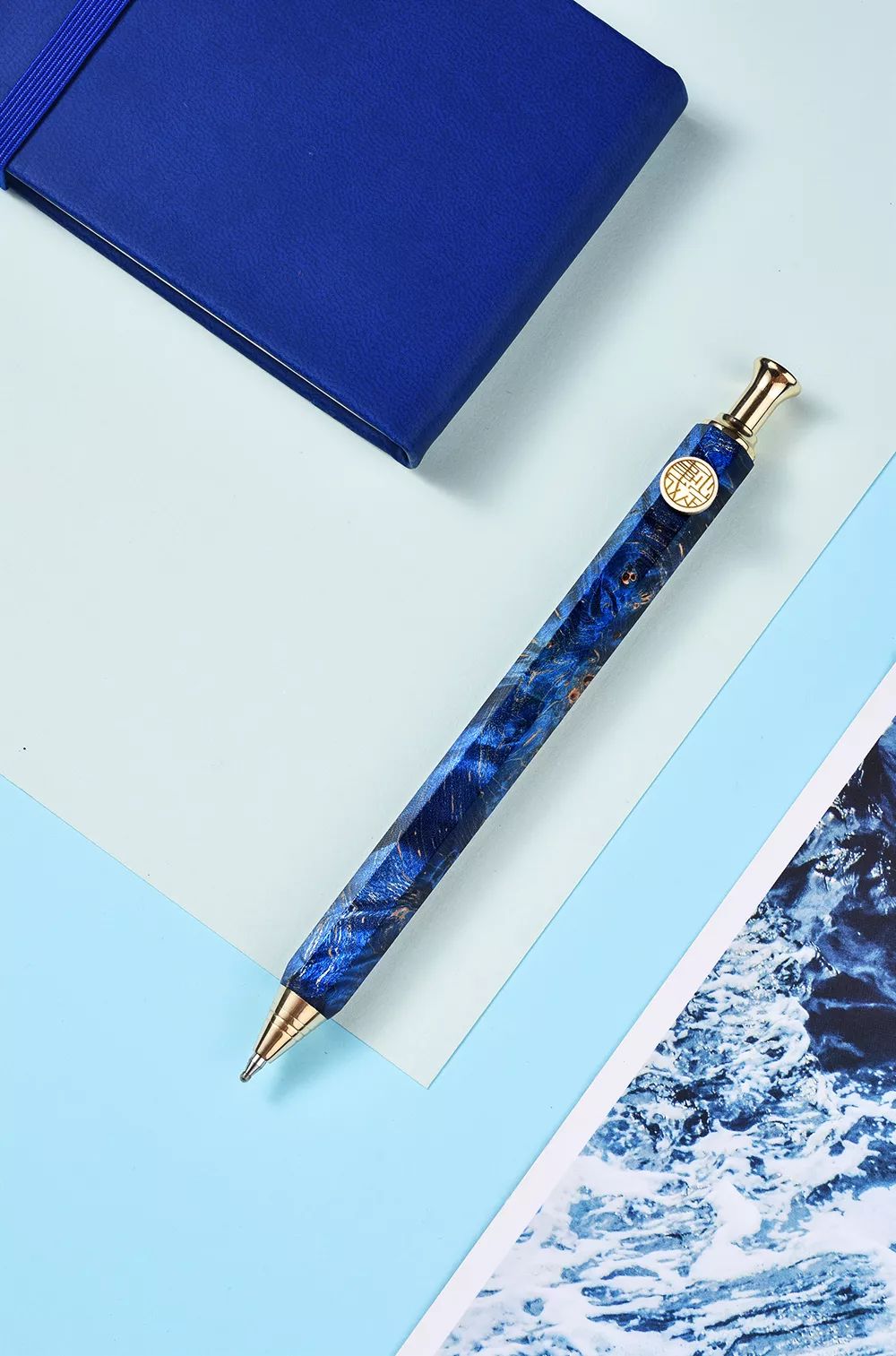 Craftsman，original，Cultural creation，Mahogany，Stationery，Colorful wood，