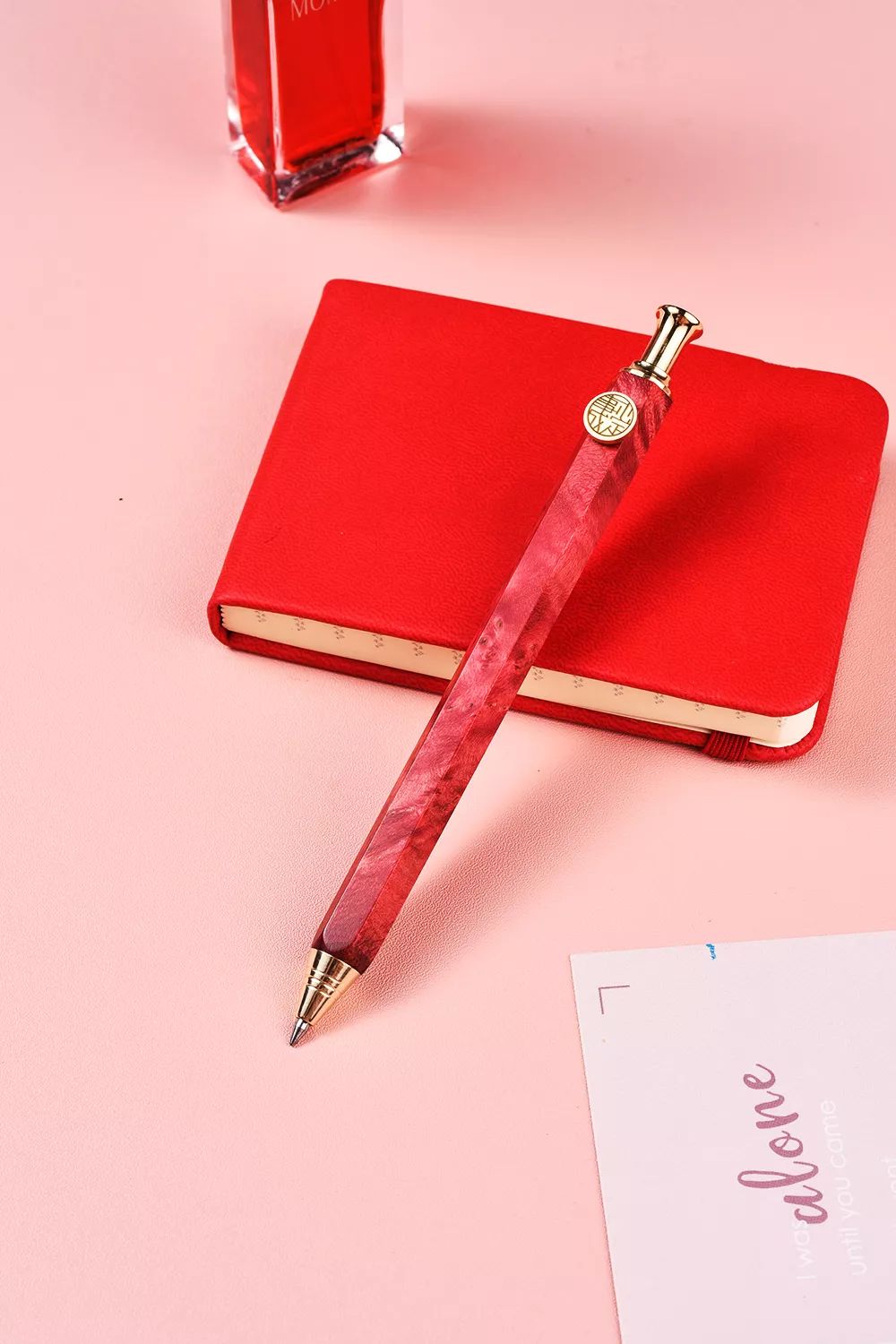 Craftsman，original，Cultural creation，Mahogany，Stationery，Colorful wood，