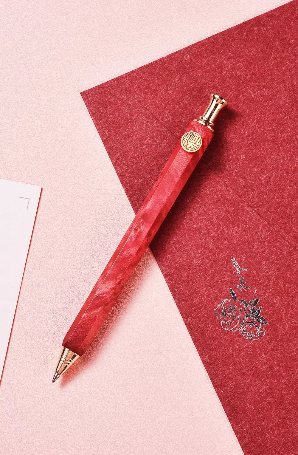 Craftsman，original，Cultural creation，Mahogany，Stationery，Colorful wood，