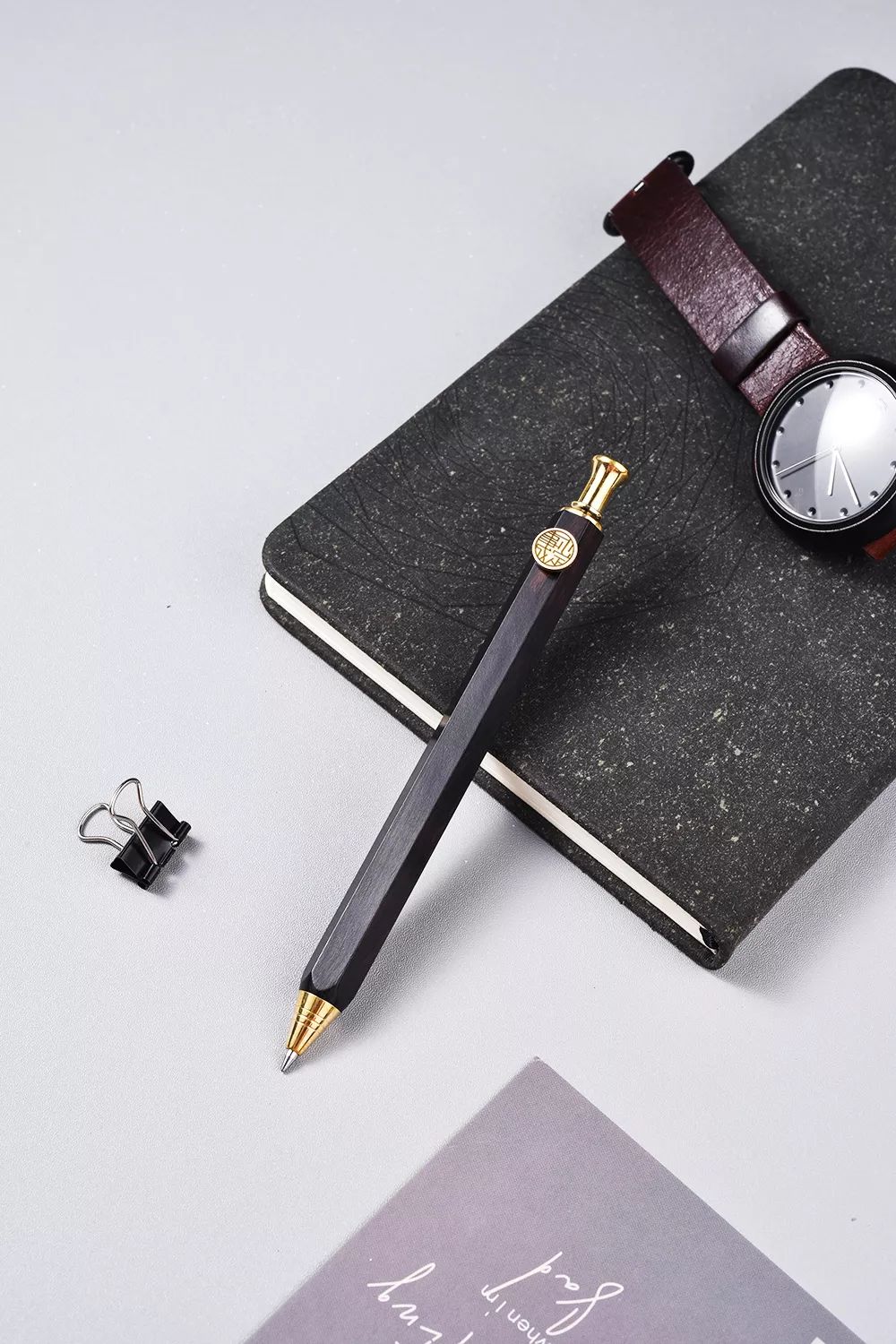 Craftsman，original，Cultural creation，Mahogany，Stationery，Colorful wood，