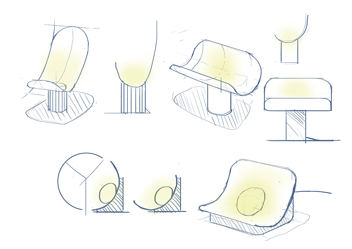 Sans serif J，furniture design ，lamps and lanterns，Desk lamp，Sans serif J，