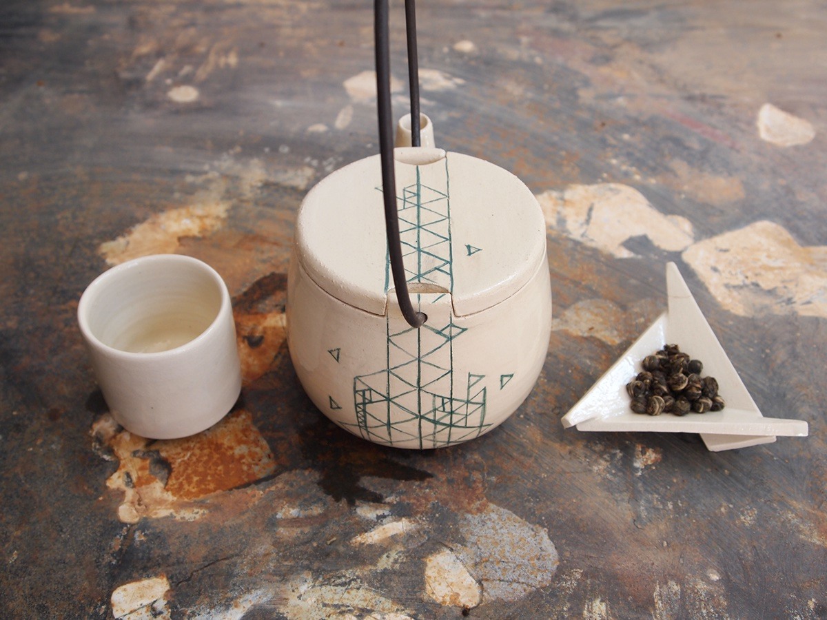 tea set，ceramics，articles for daily use，originality，Simplicity，