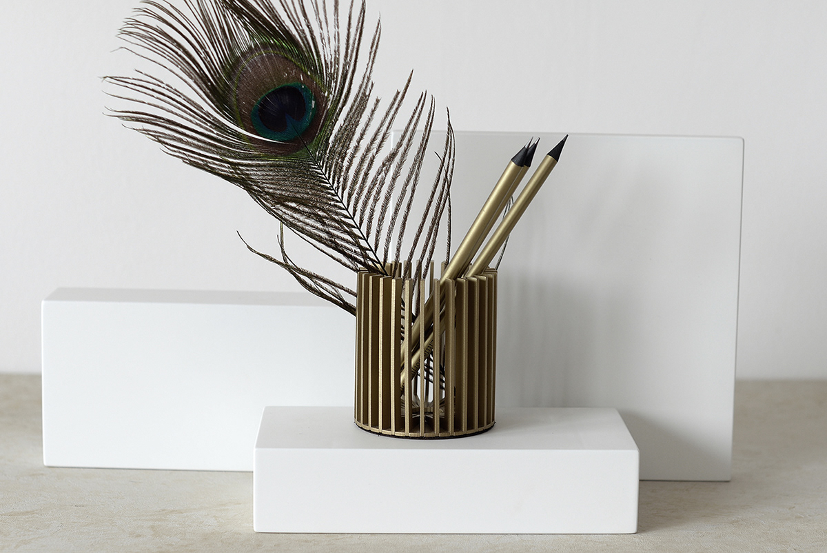 sun，geometry，Office Supplies，pen container，