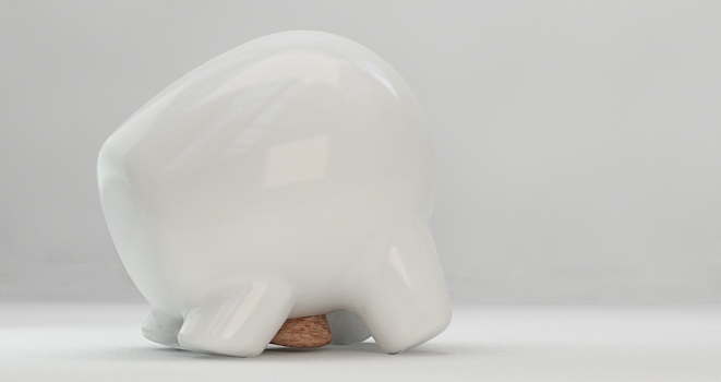 ceramics，children，Piggy bank，