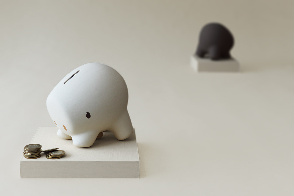 ceramics，children，Piggy bank，