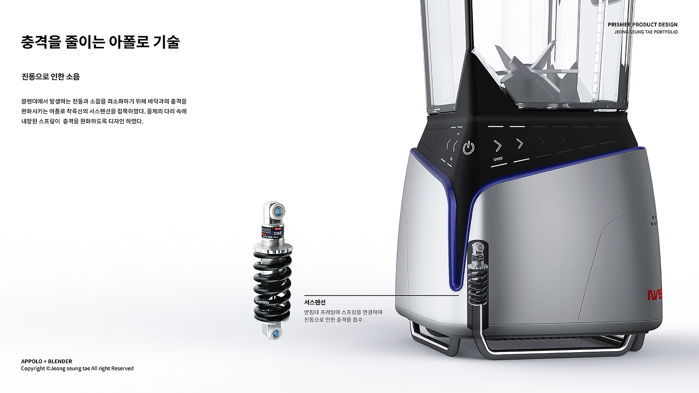 Appolo + Blender，榨汁机，工业设计，家用电器，料理机，