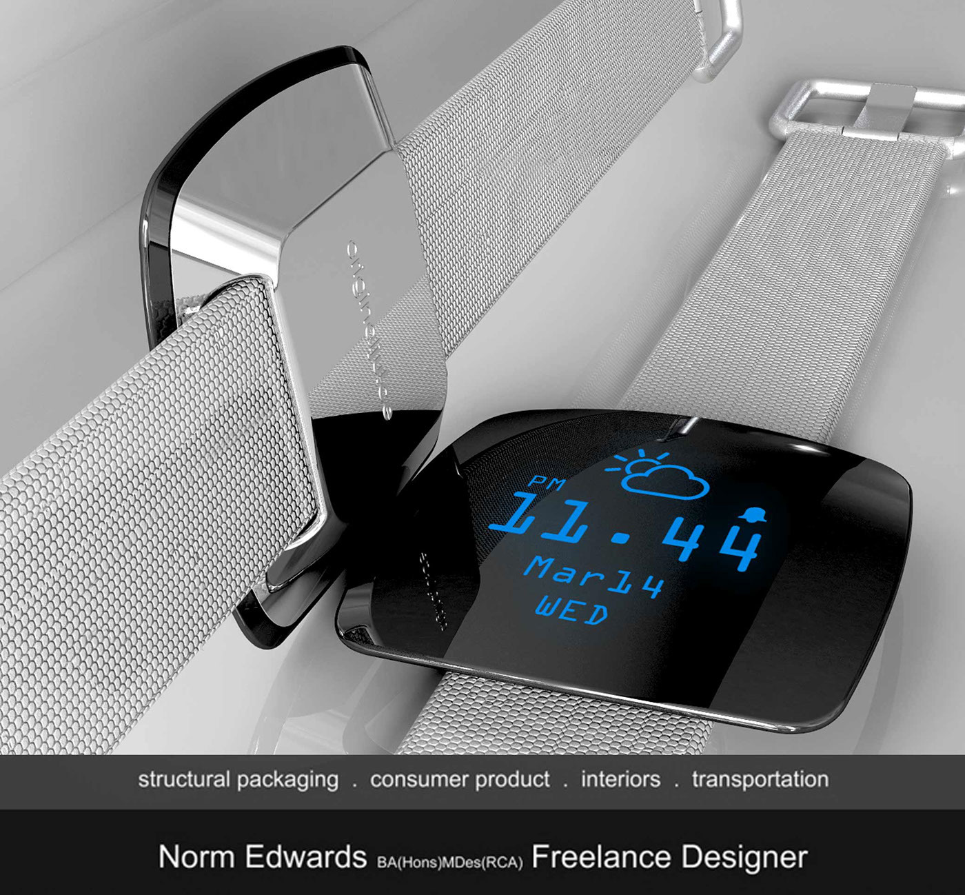 industrial design，conceptual design，Wrist watch，intelligence，