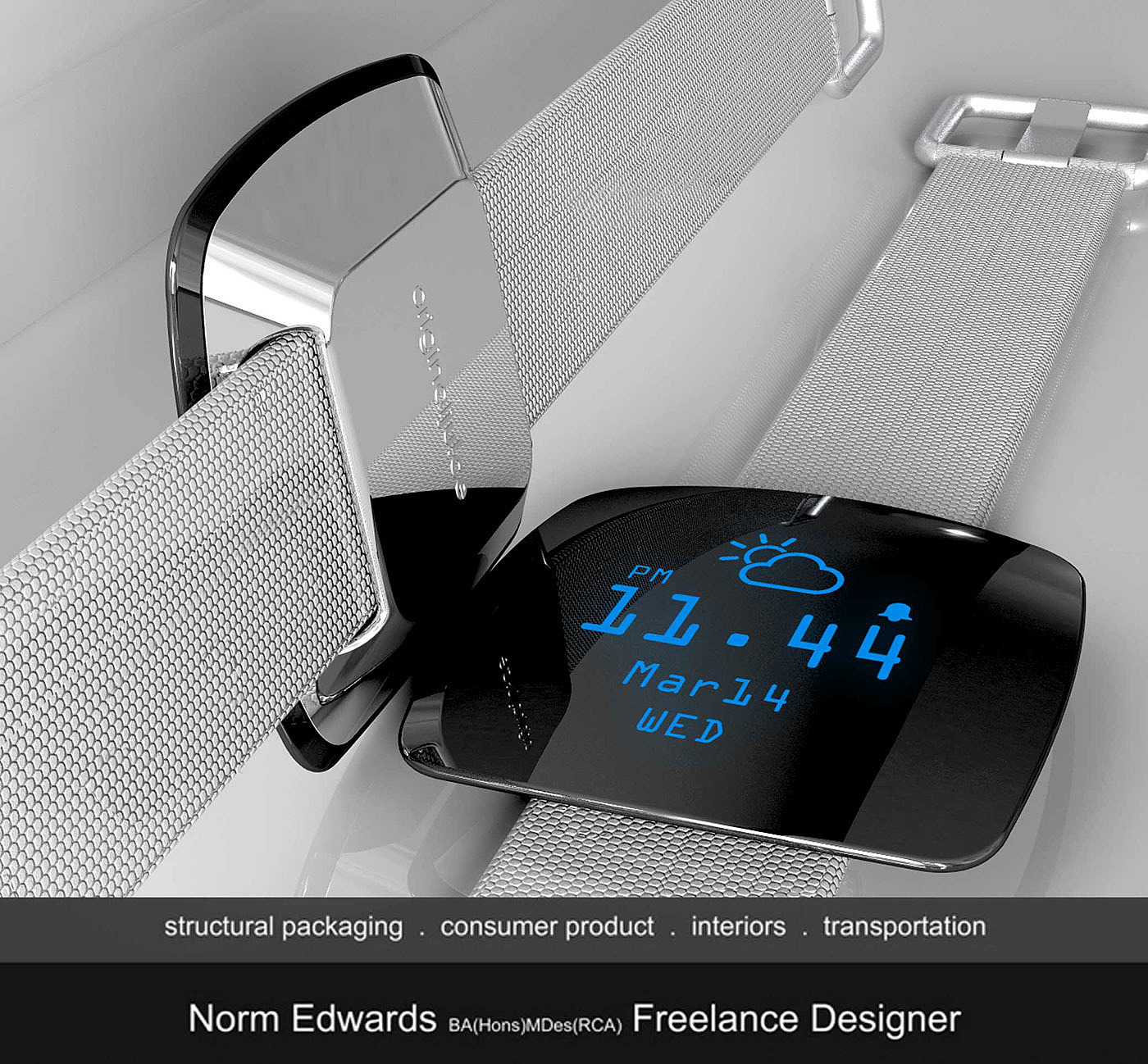 industrial design，conceptual design，Wrist watch，intelligence，