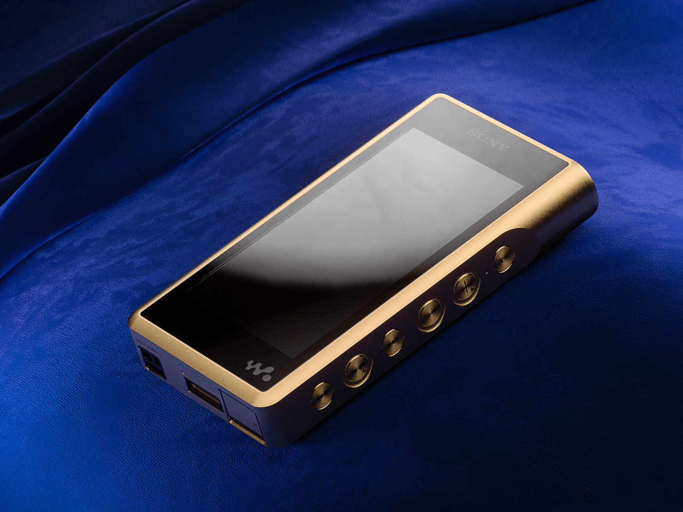 golden，Sony Mobile，Sony NW-WM1Z，