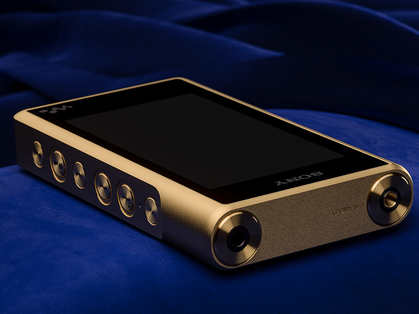 golden，Sony Mobile，Sony NW-WM1Z，