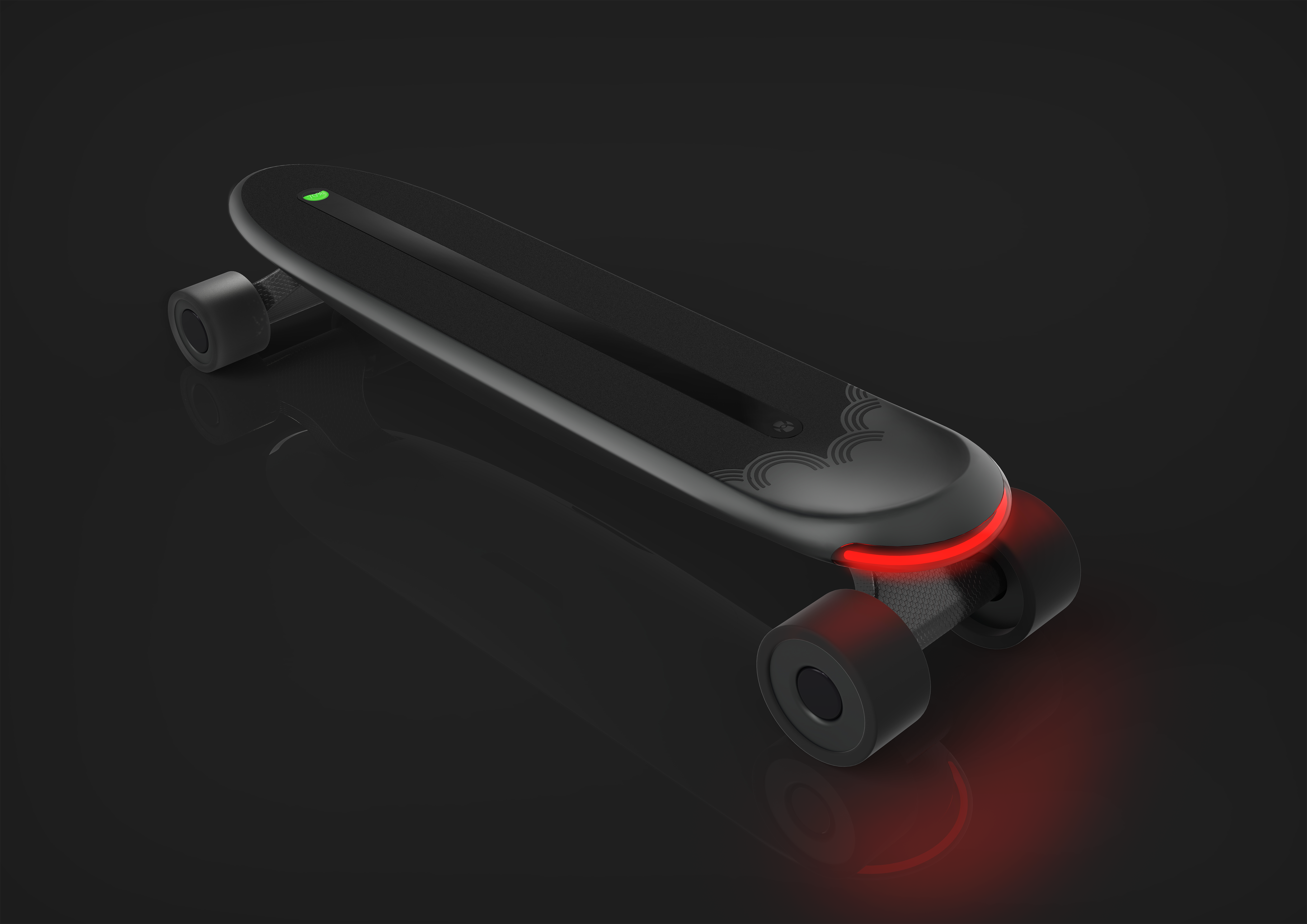 Transportation, skateboarding, new energy，