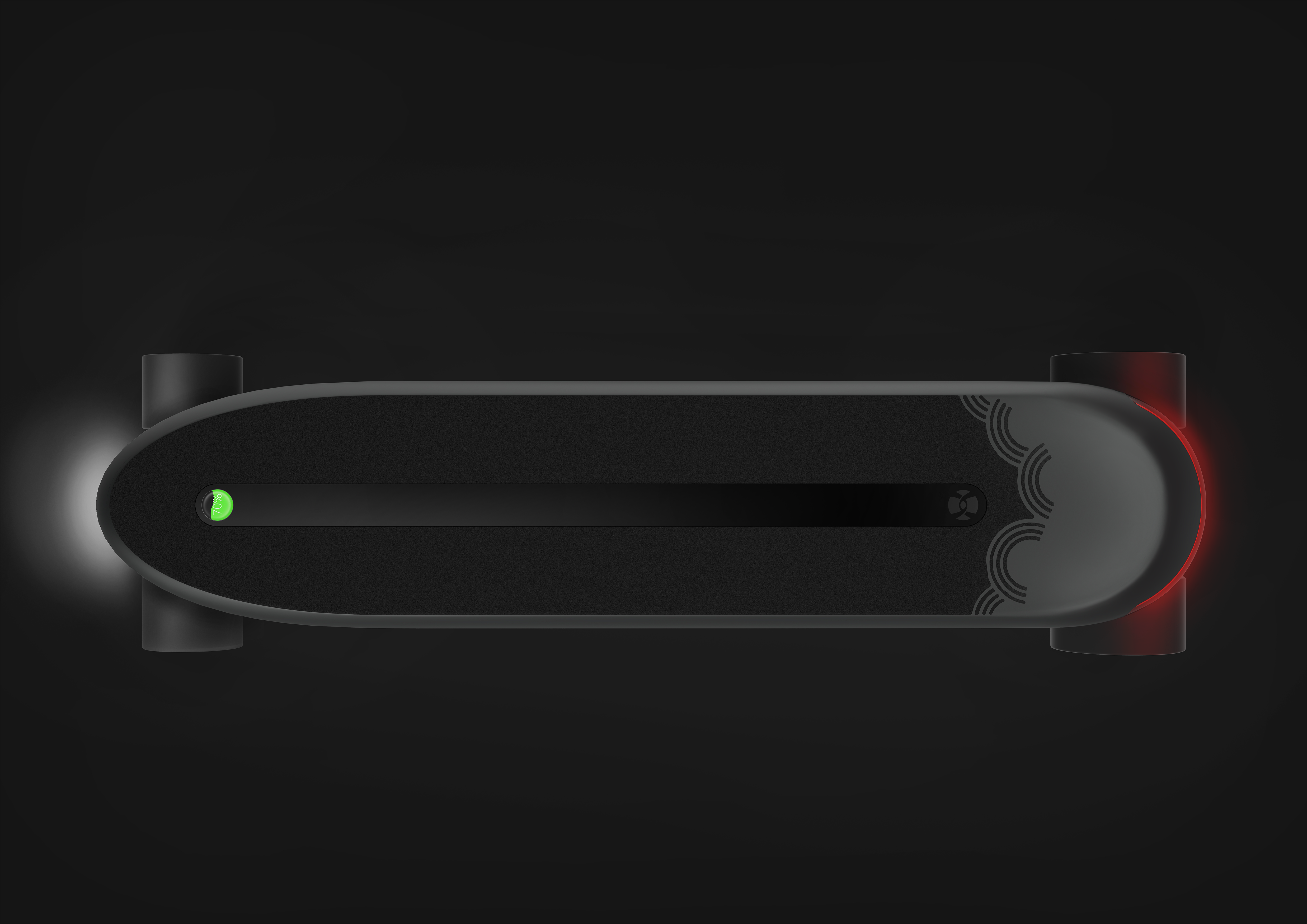 Transportation, skateboarding, new energy，