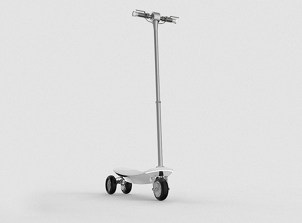 industrial design，adult，Concept scooter，Simple and fashionable appearance，Foldable，