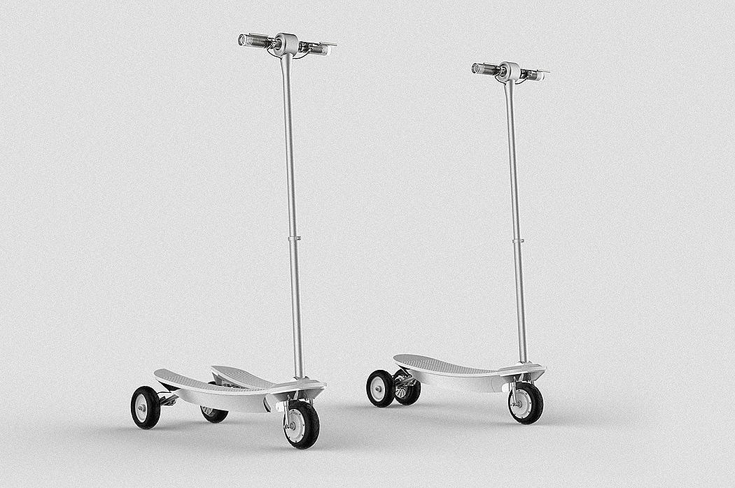 industrial design，adult，Concept scooter，Simple and fashionable appearance，Foldable，