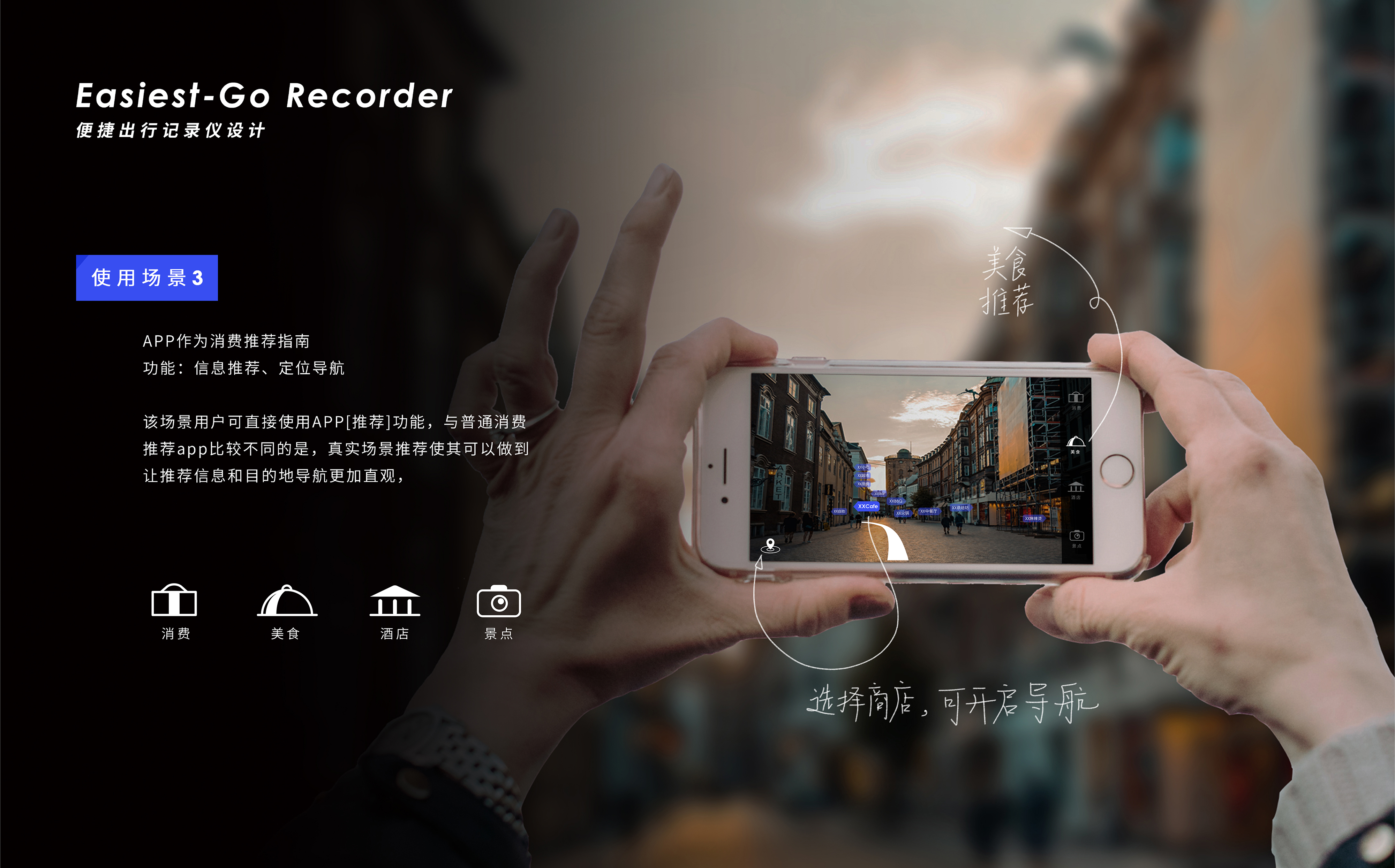 Artificial intelligence AI，Two in one design，product design，Portable travel，Augmented reality ar，camera，tachograph，
