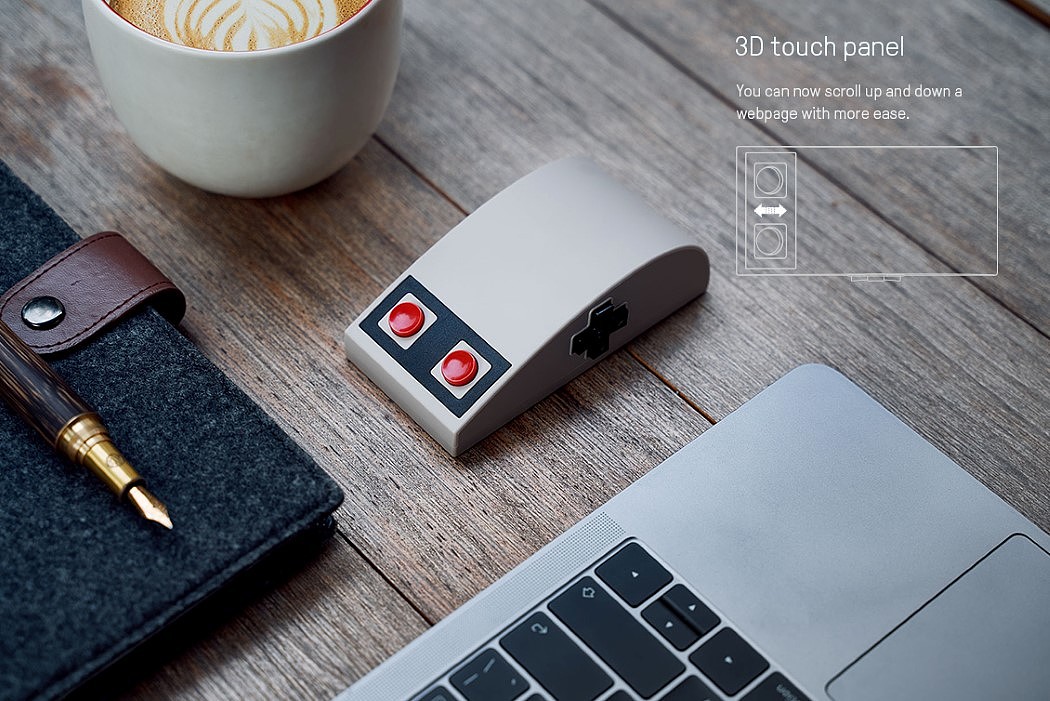 NES，Nostalgia，8BITDO，Wireless mouse，